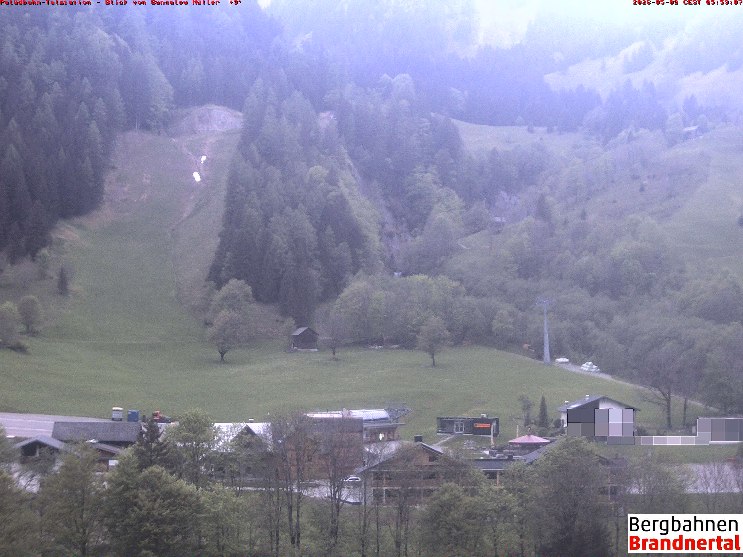 Blick auf Palüdbahn von Bungalow Müller