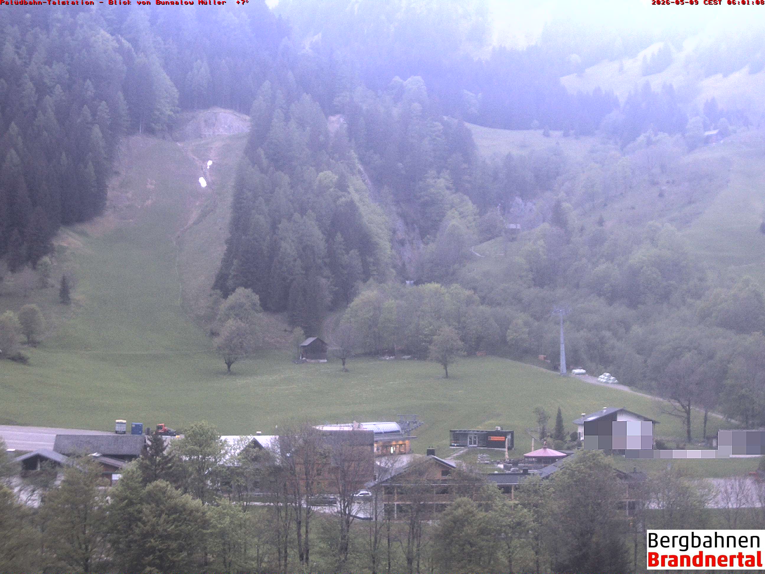 Blick auf Palüdbahn von Bungalow Müller