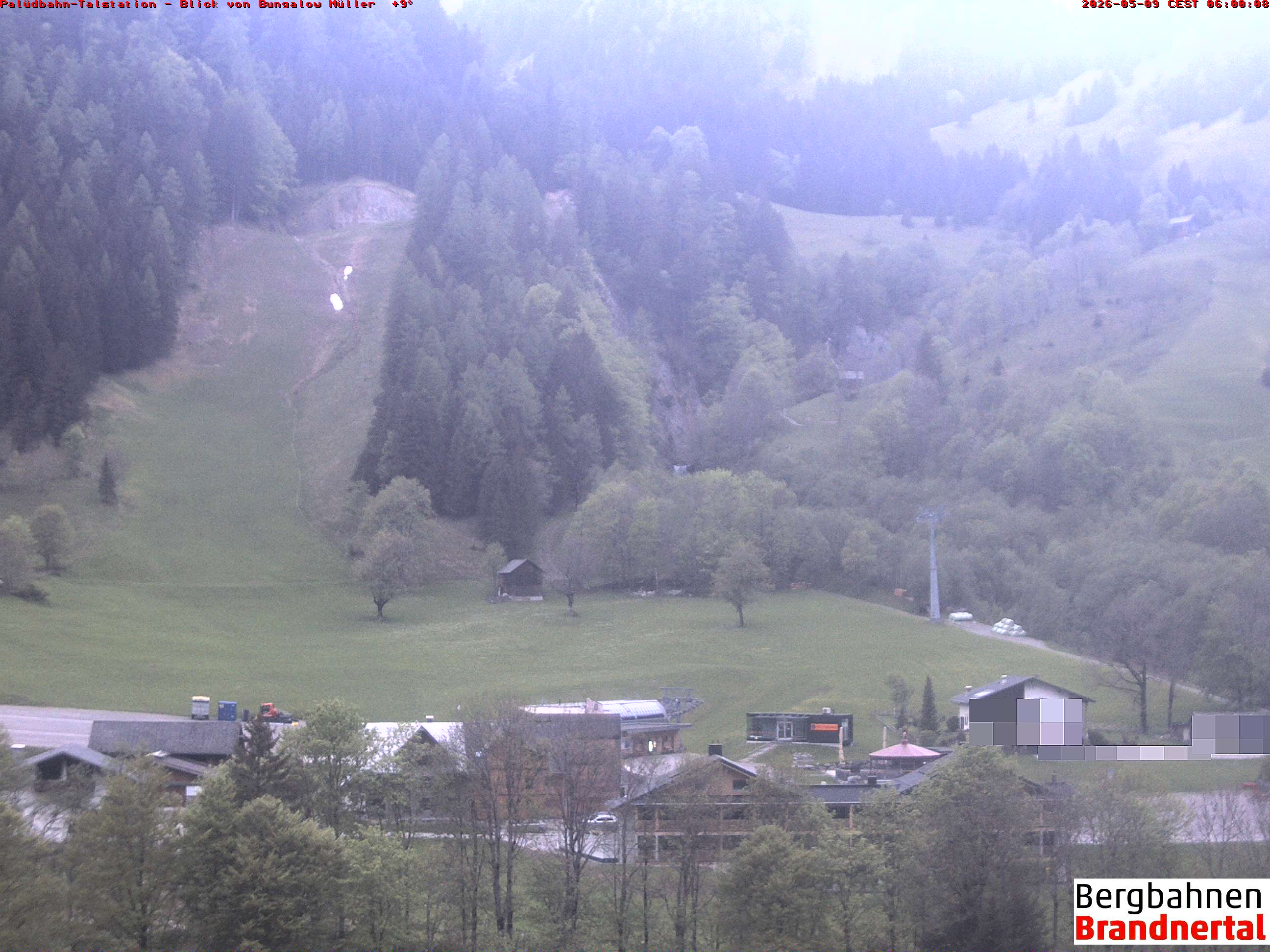 Blick auf Palüdbahn von Bungalow Müller