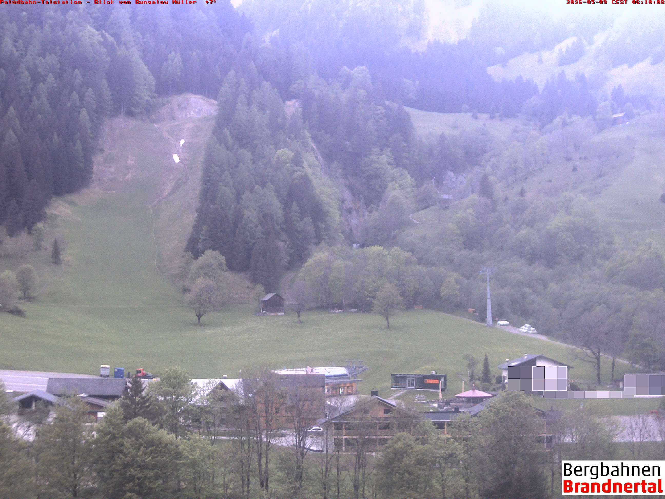Blick auf Palüdbahn von Bungalow Müller