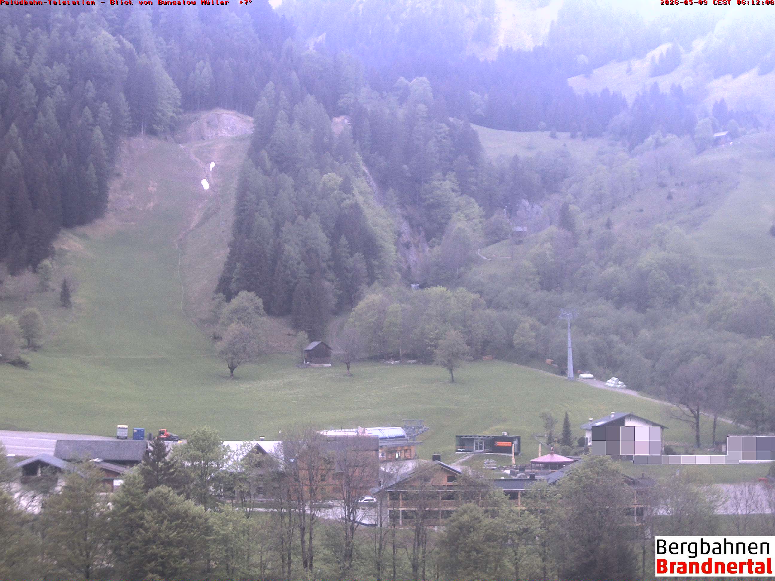 Blick auf Palüdbahn von Bungalow Müller