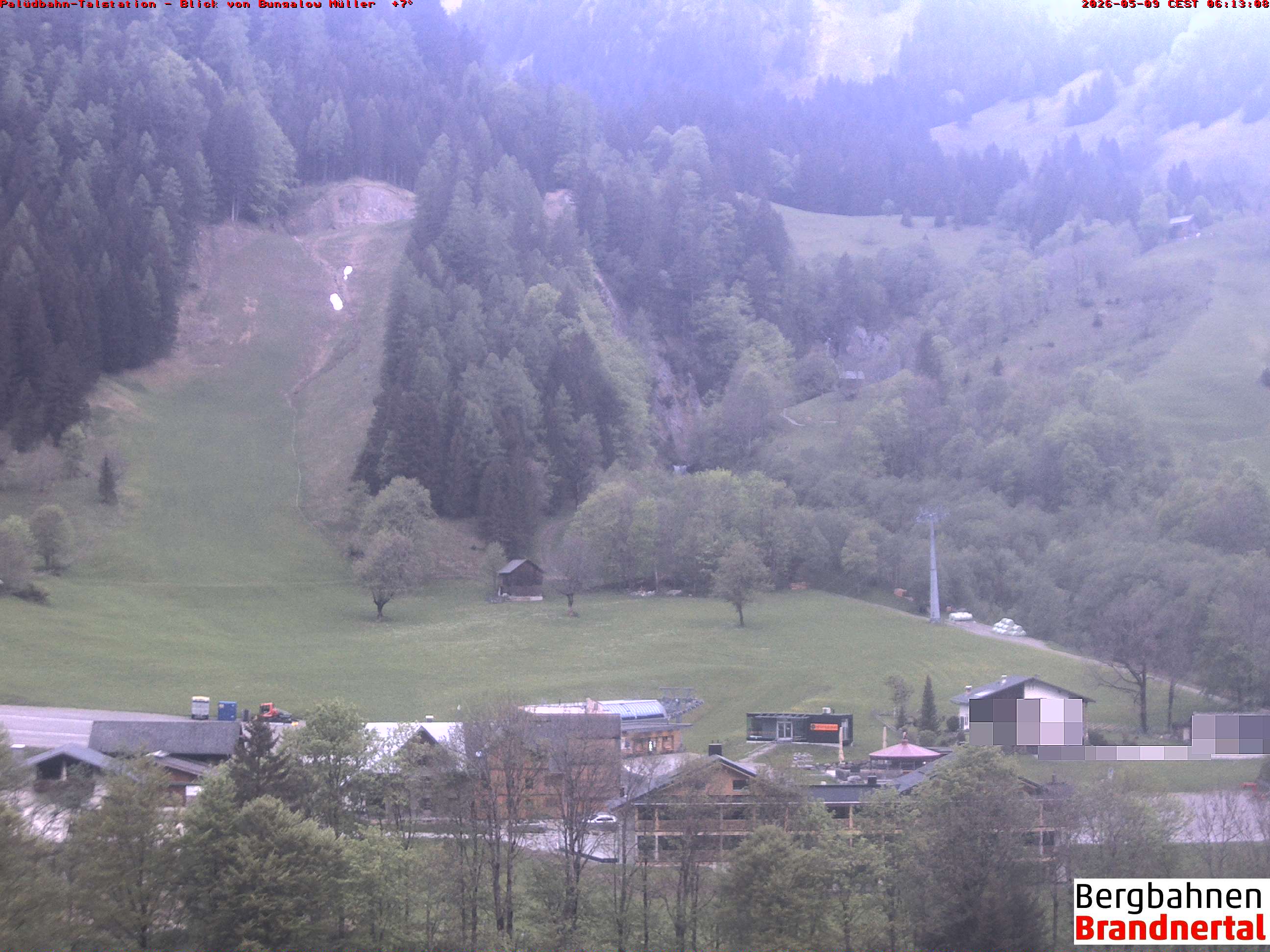 Blick auf Palüdbahn von Bungalow Müller