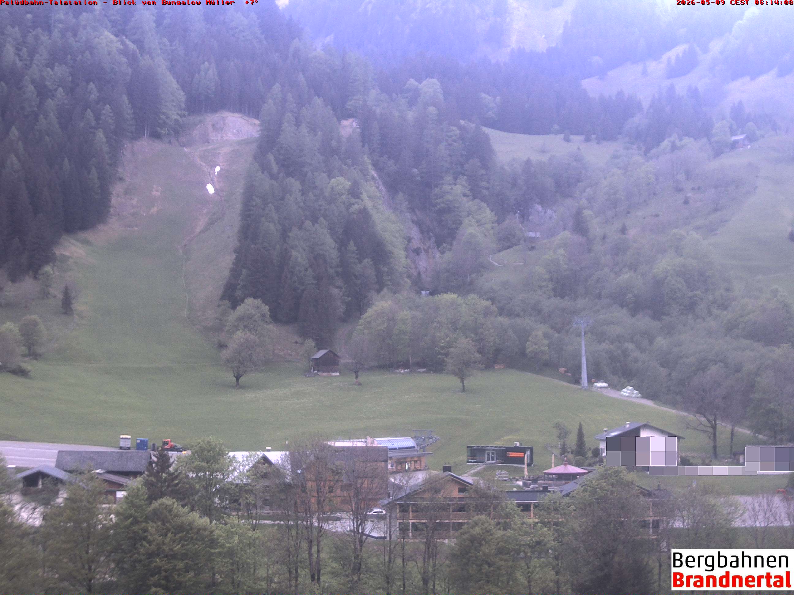 Blick auf Palüdbahn von Bungalow Müller