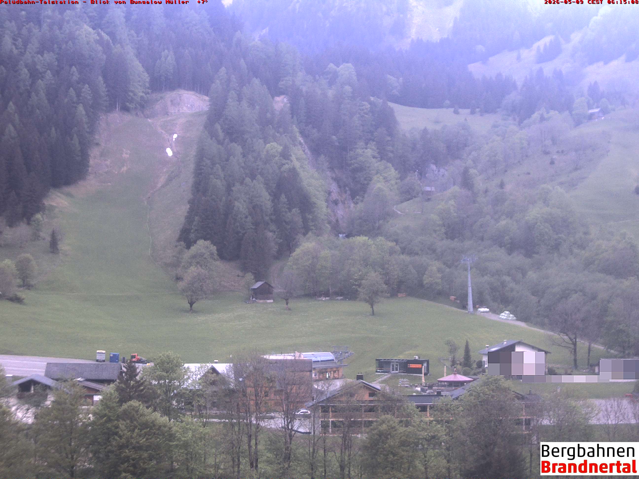 Blick auf Palüdbahn von Bungalow Müller