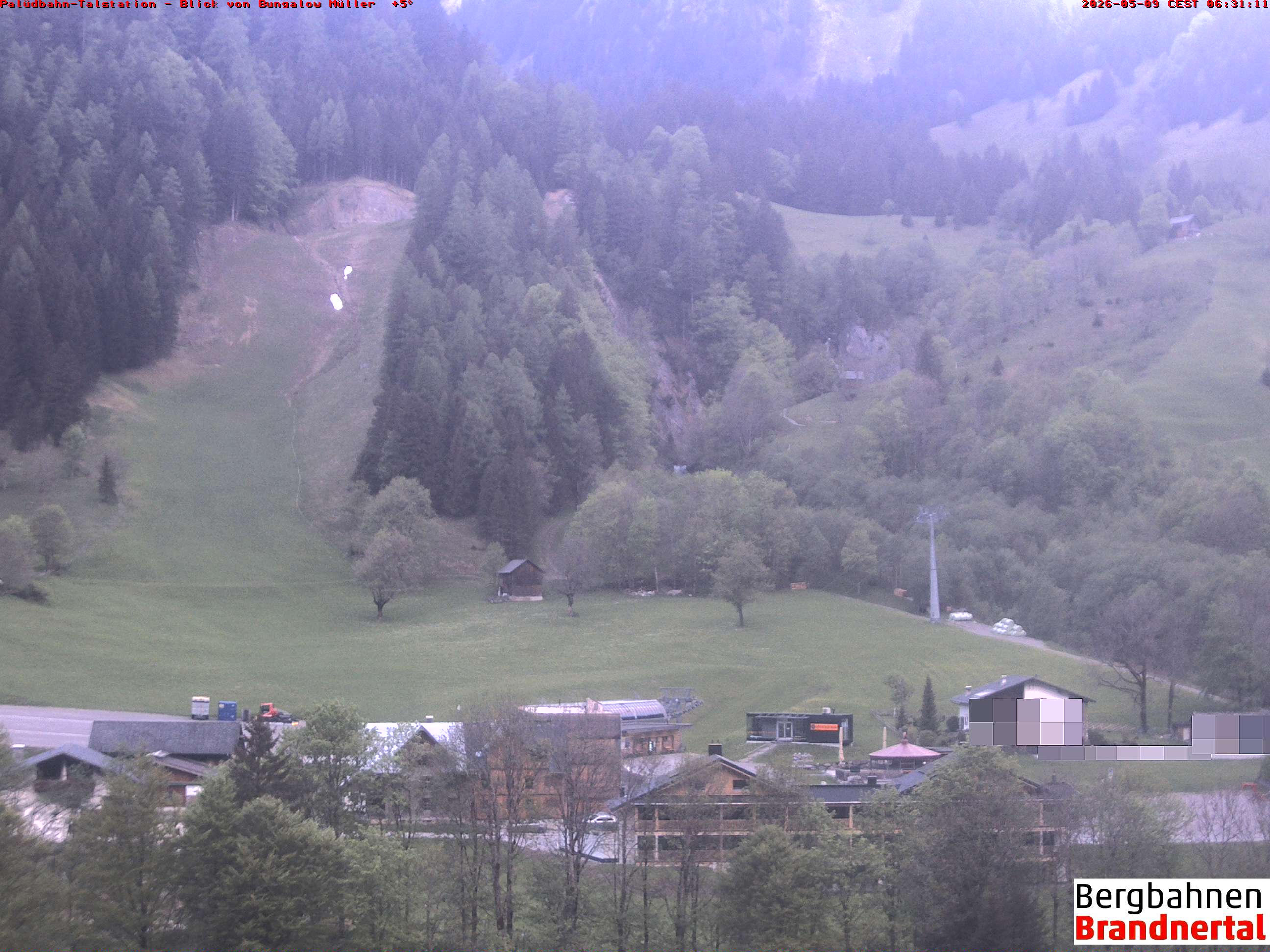 Blick auf Palüdbahn von Bungalow Müller