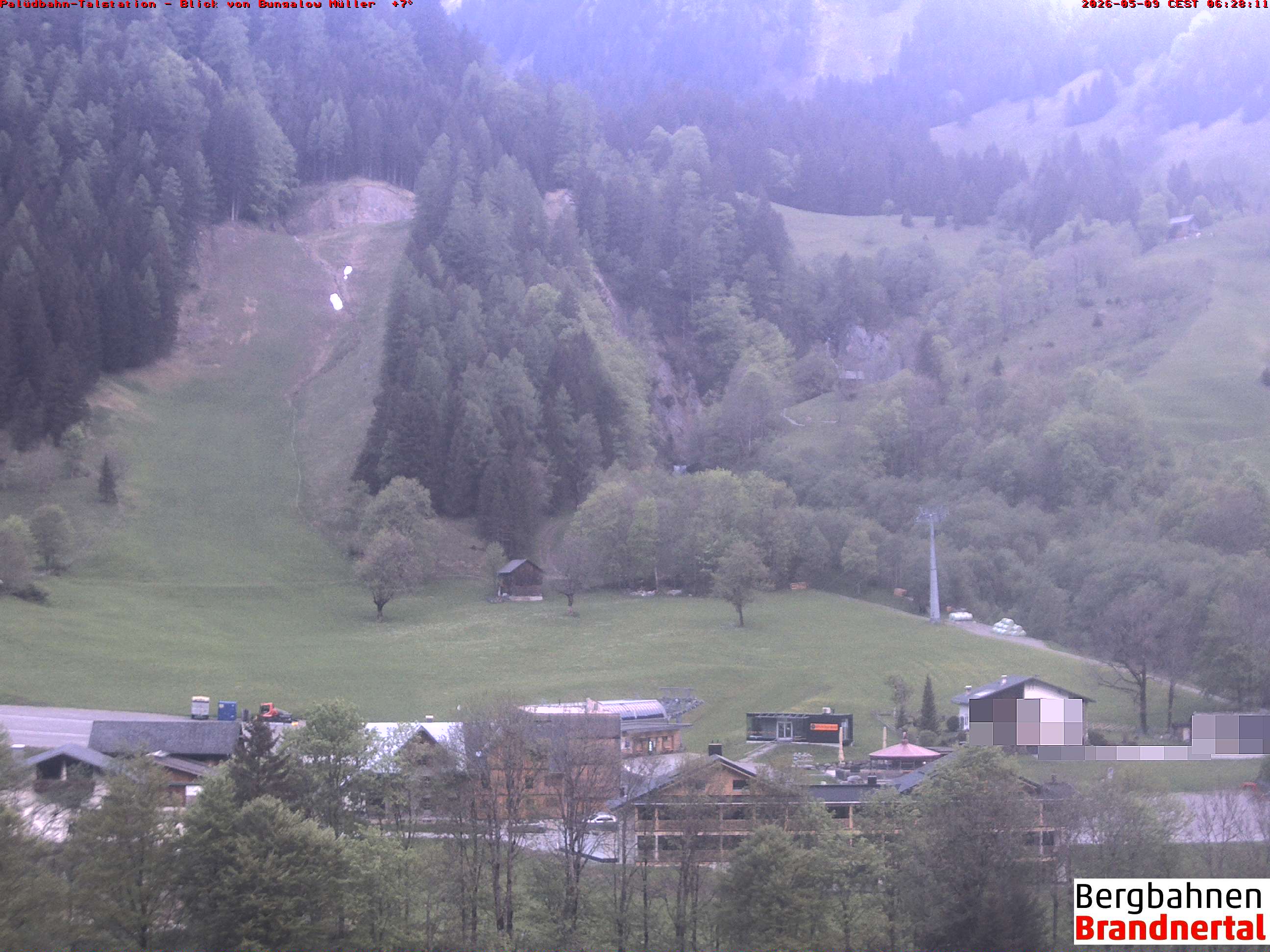 Blick auf Palüdbahn von Bungalow Müller