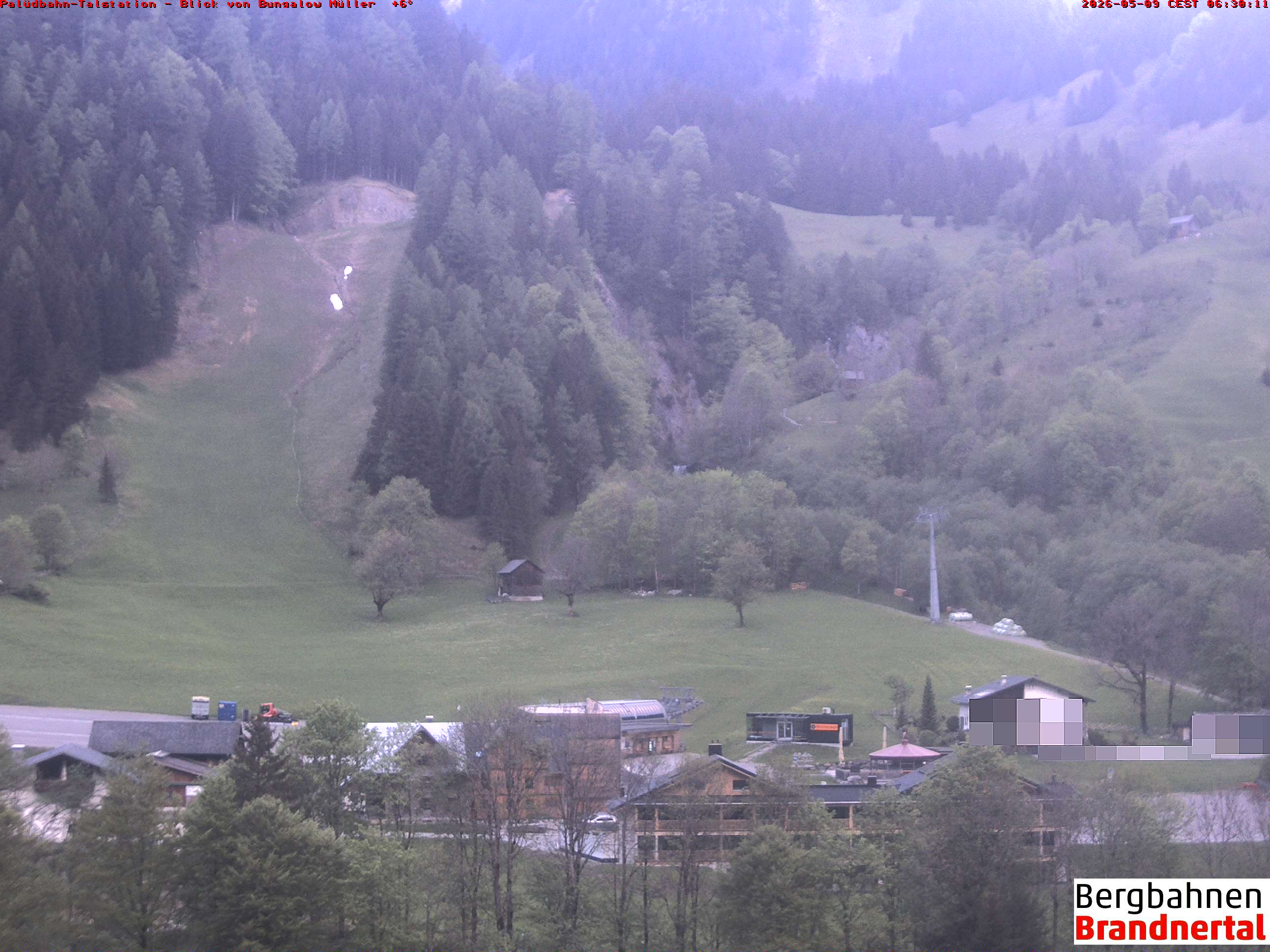 Blick auf Palüdbahn von Bungalow Müller