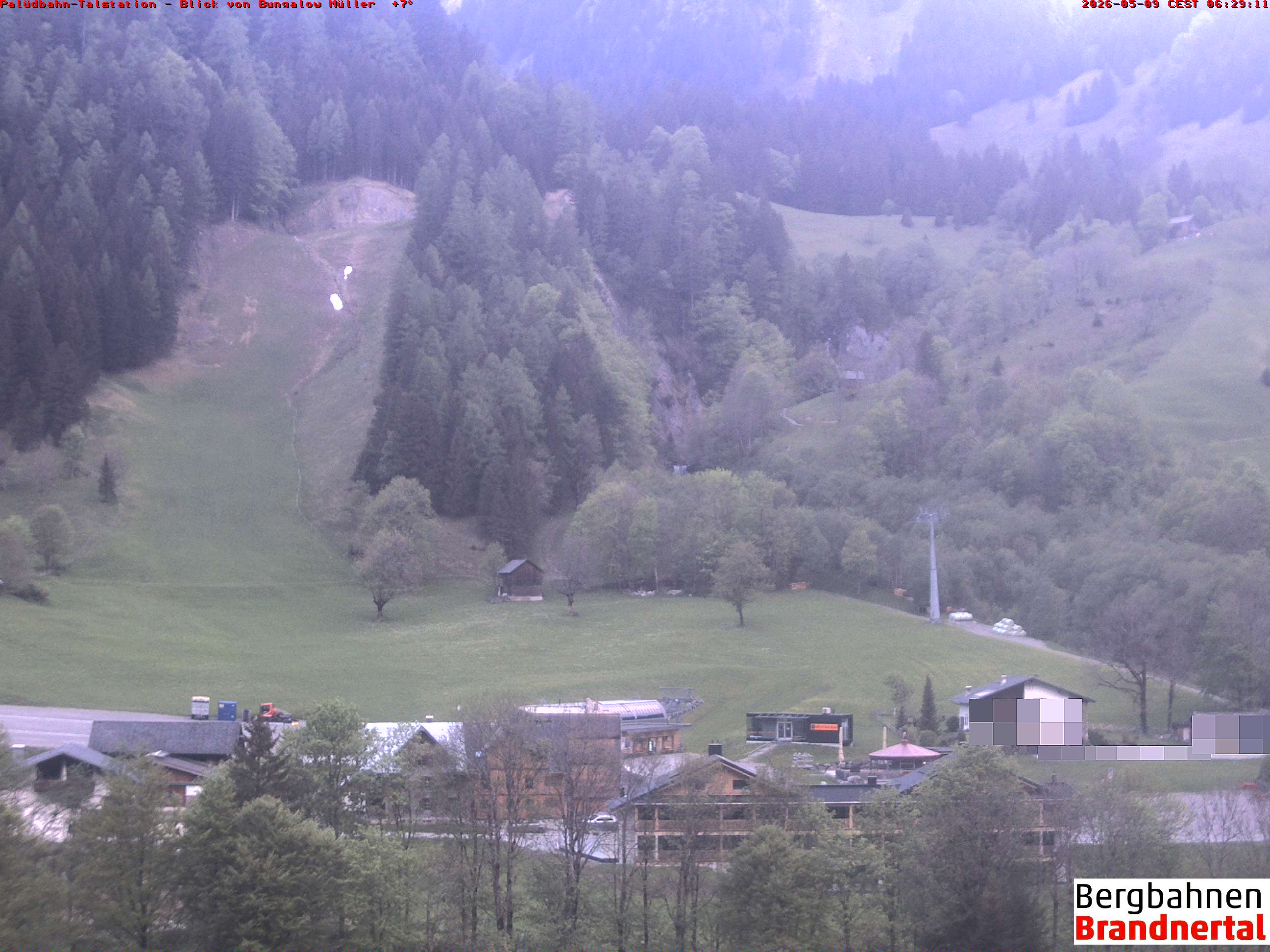 Blick auf Palüdbahn von Bungalow Müller