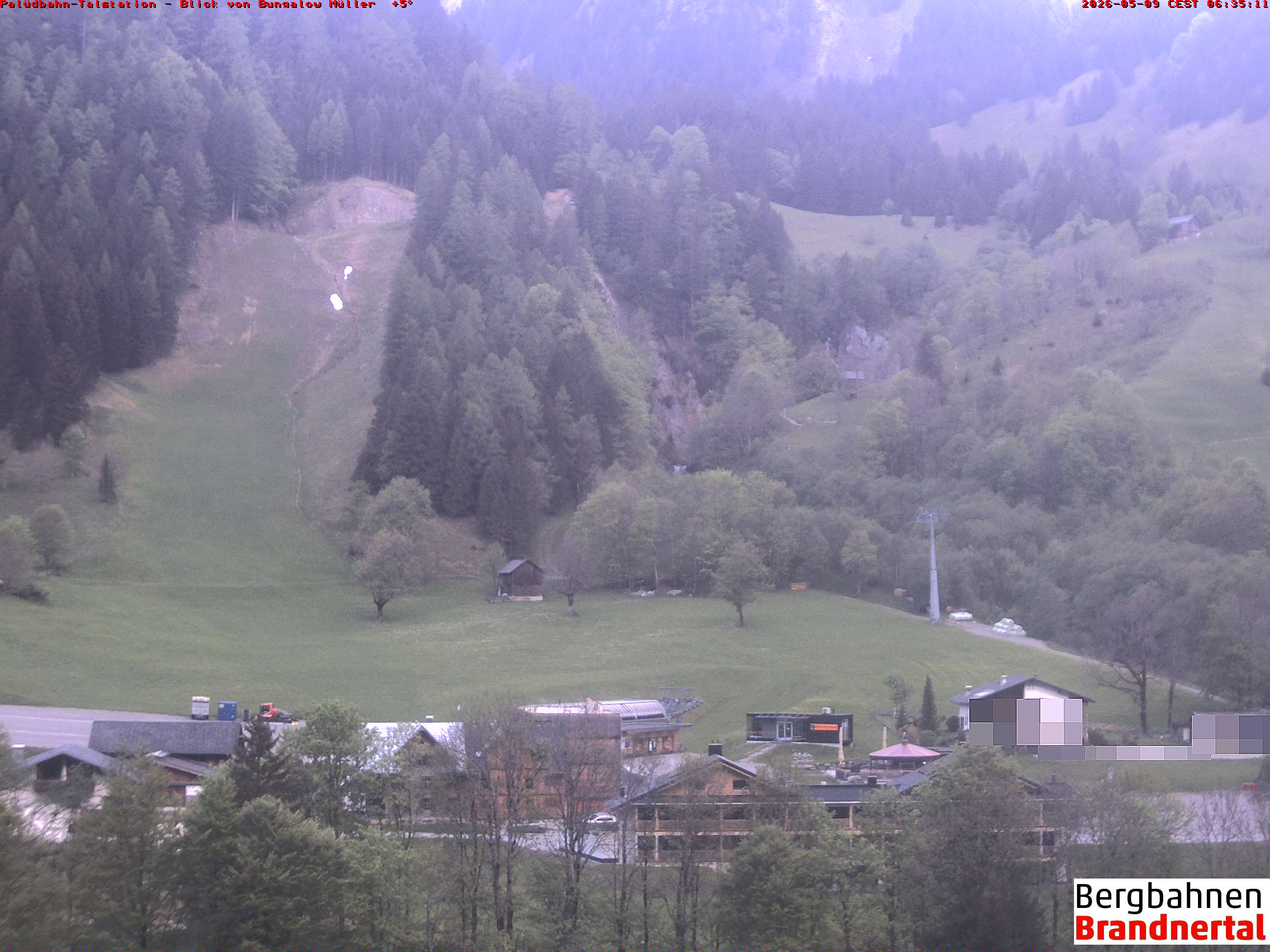 Blick auf Palüdbahn von Bungalow Müller