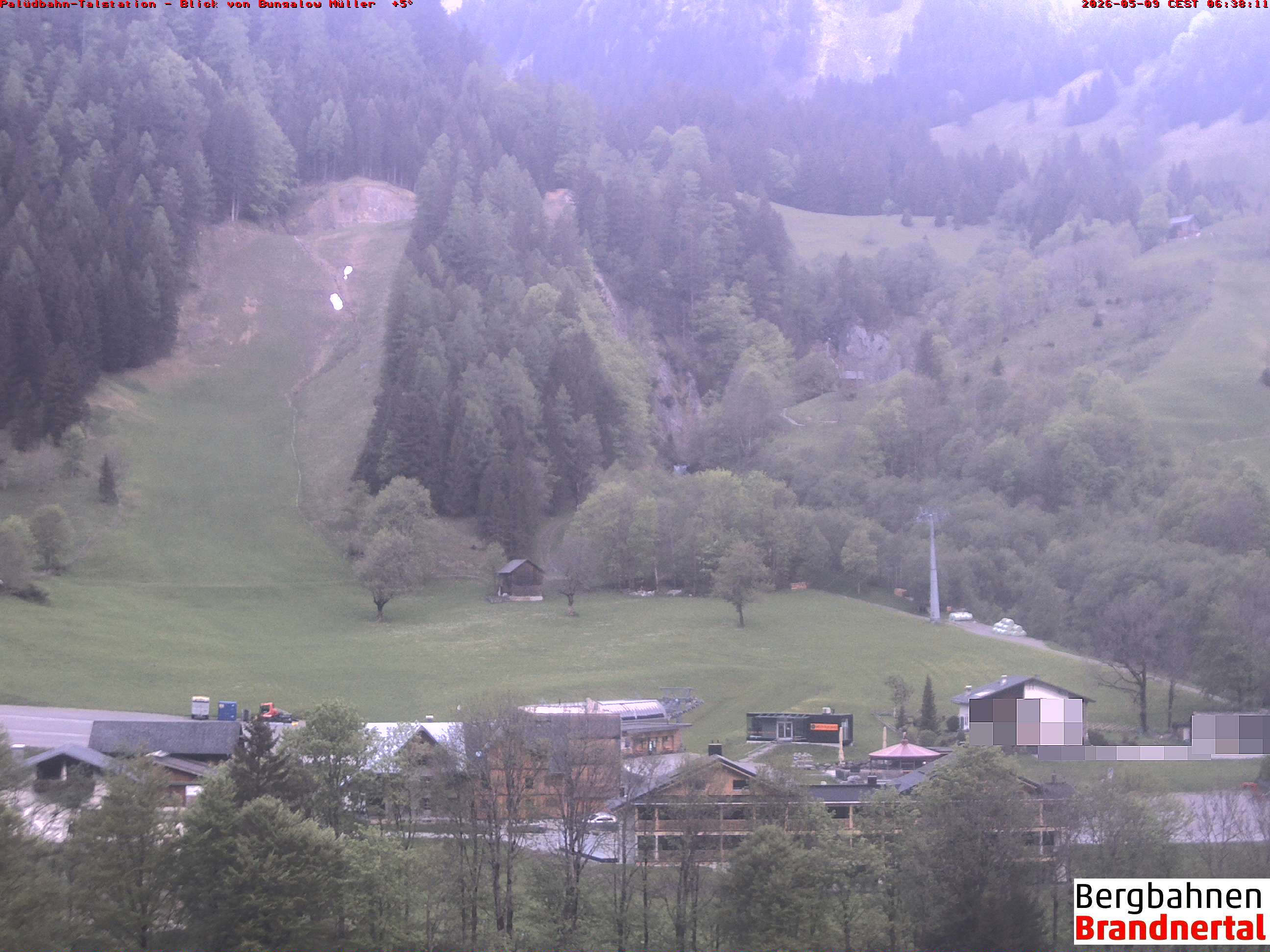 Blick auf Palüdbahn von Bungalow Müller
