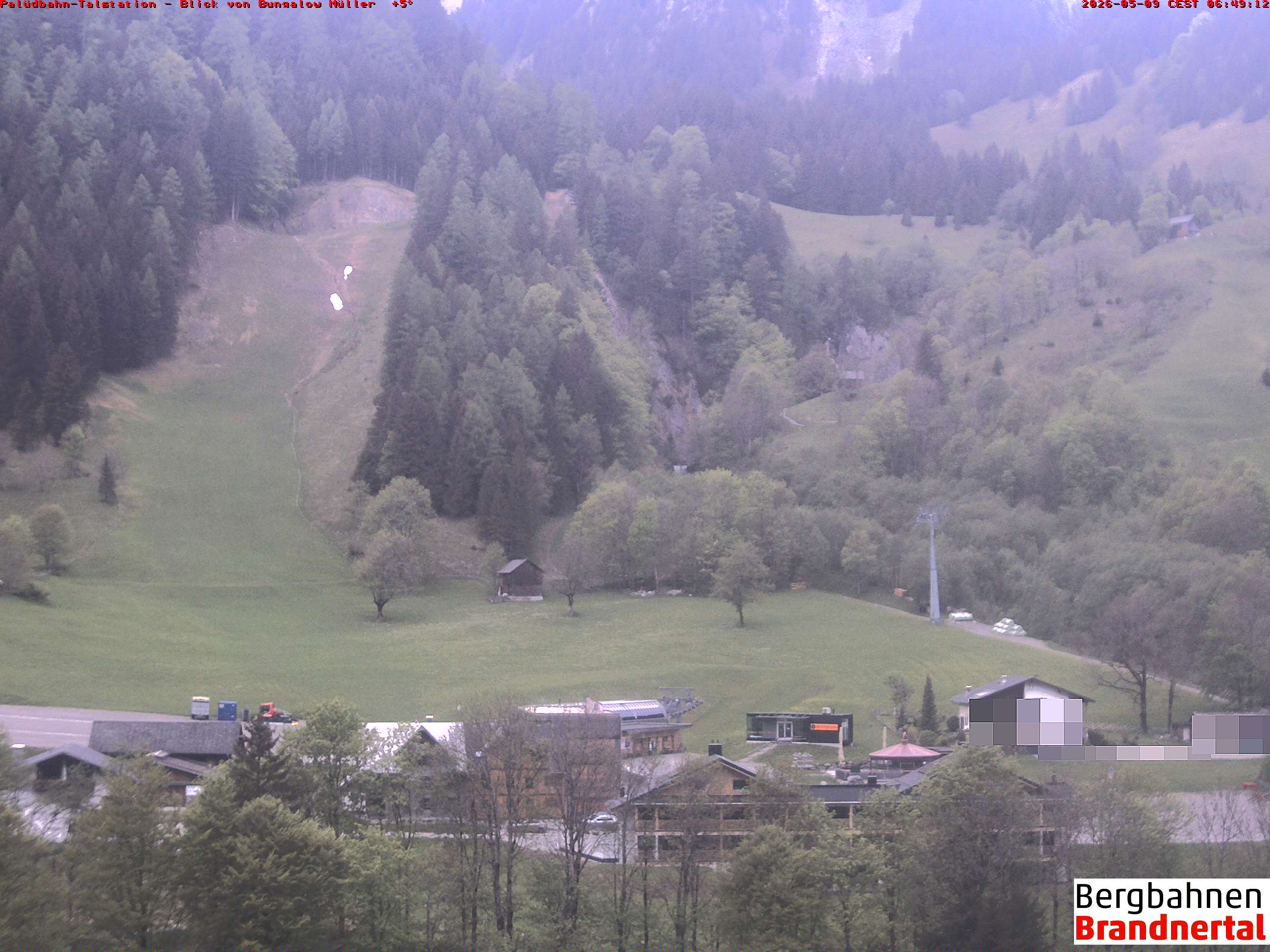 Blick auf Palüdbahn von Bungalow Müller