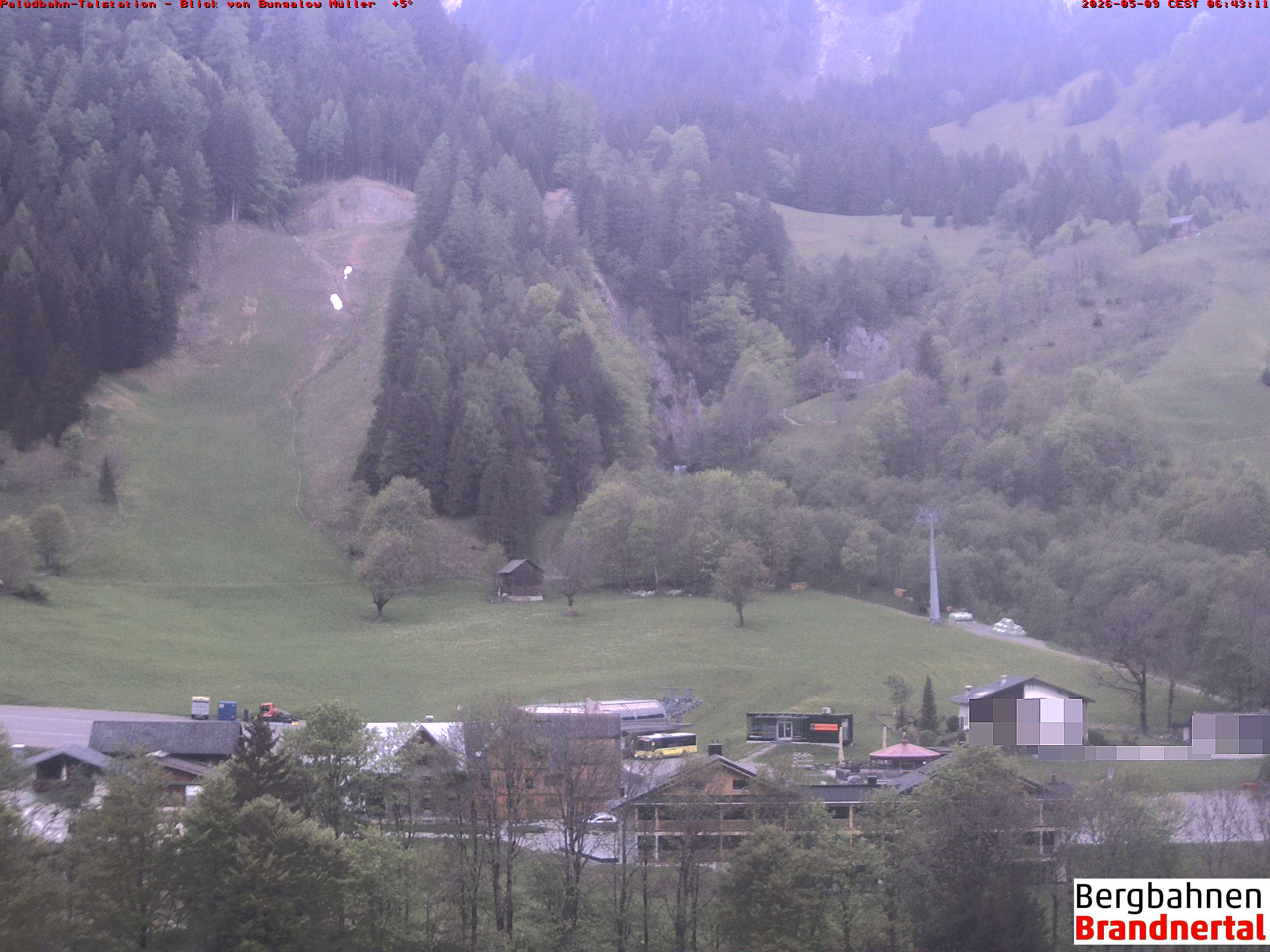 Blick auf Palüdbahn von Bungalow Müller