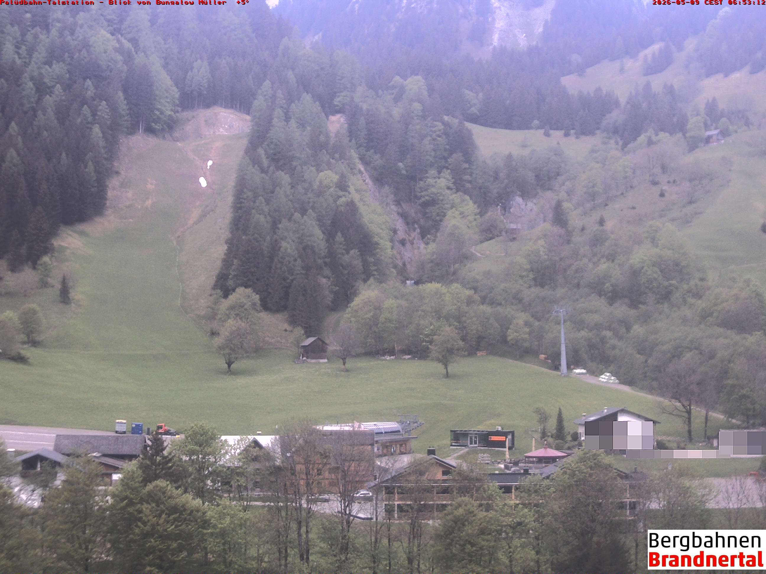 Blick auf Palüdbahn von Bungalow Müller