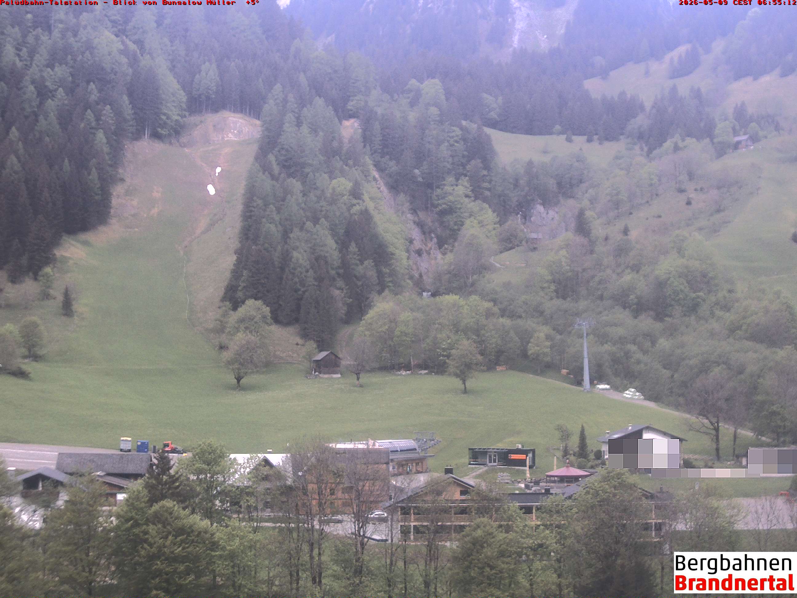 Blick auf Palüdbahn von Bungalow Müller