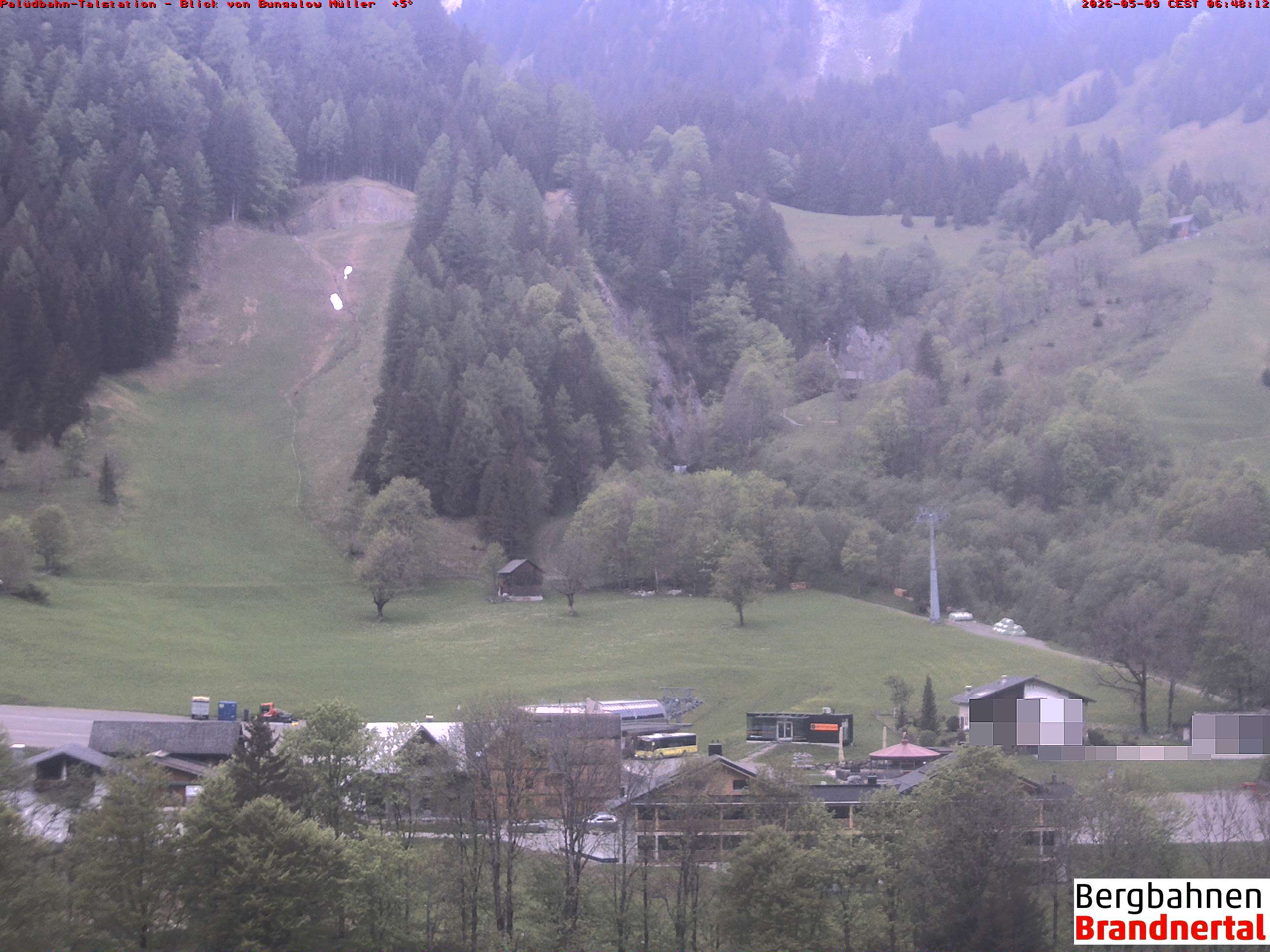 Blick auf Palüdbahn von Bungalow Müller