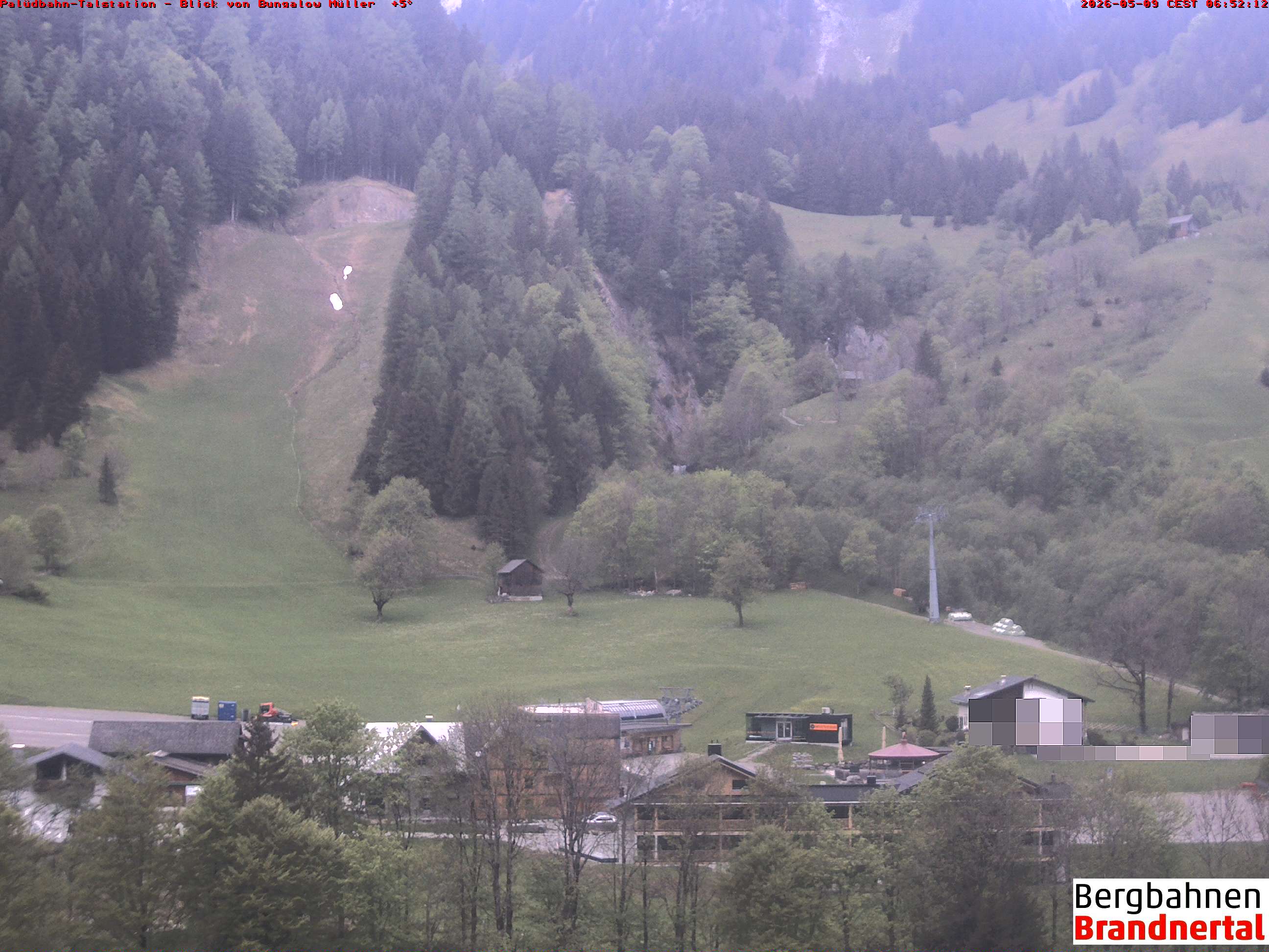 Blick auf Palüdbahn von Bungalow Müller