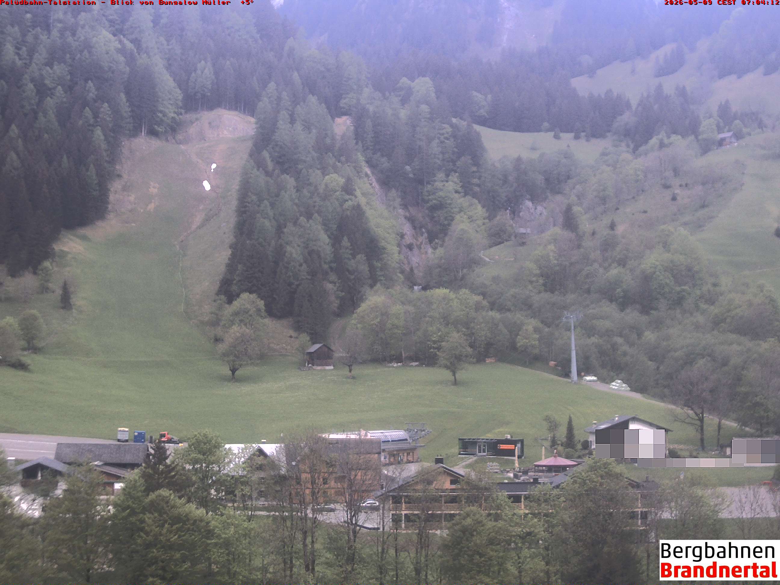Blick auf Palüdbahn von Bungalow Müller