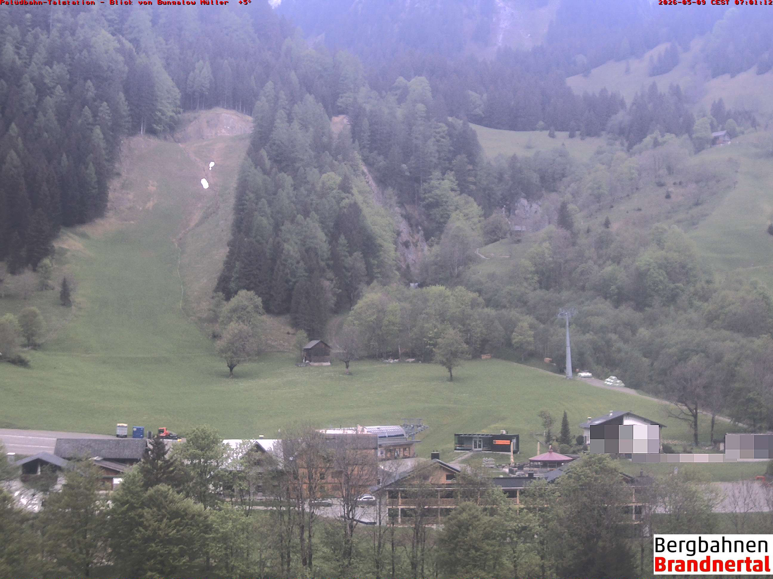 Blick auf Palüdbahn von Bungalow Müller