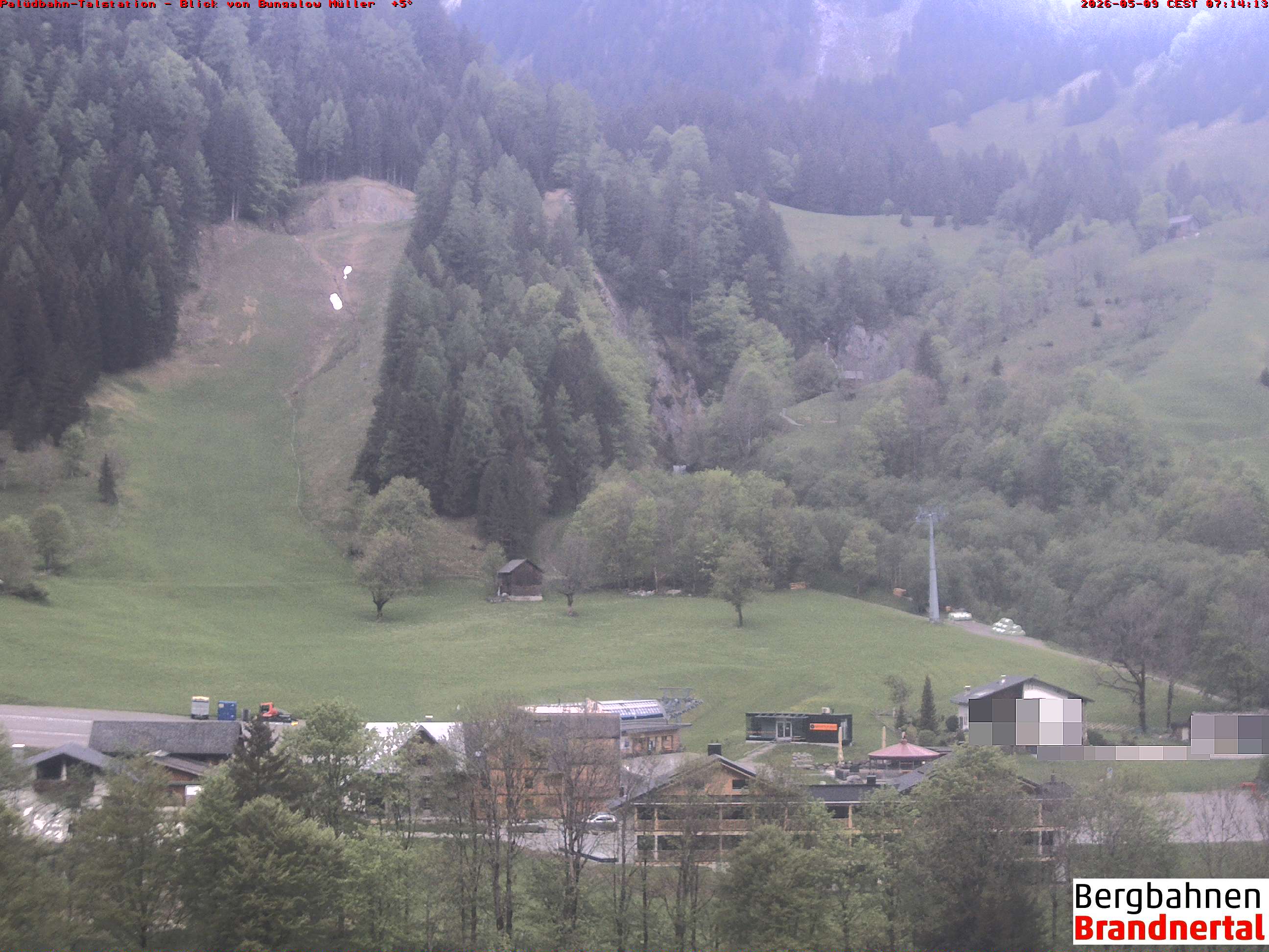 Blick auf Palüdbahn von Bungalow Müller
