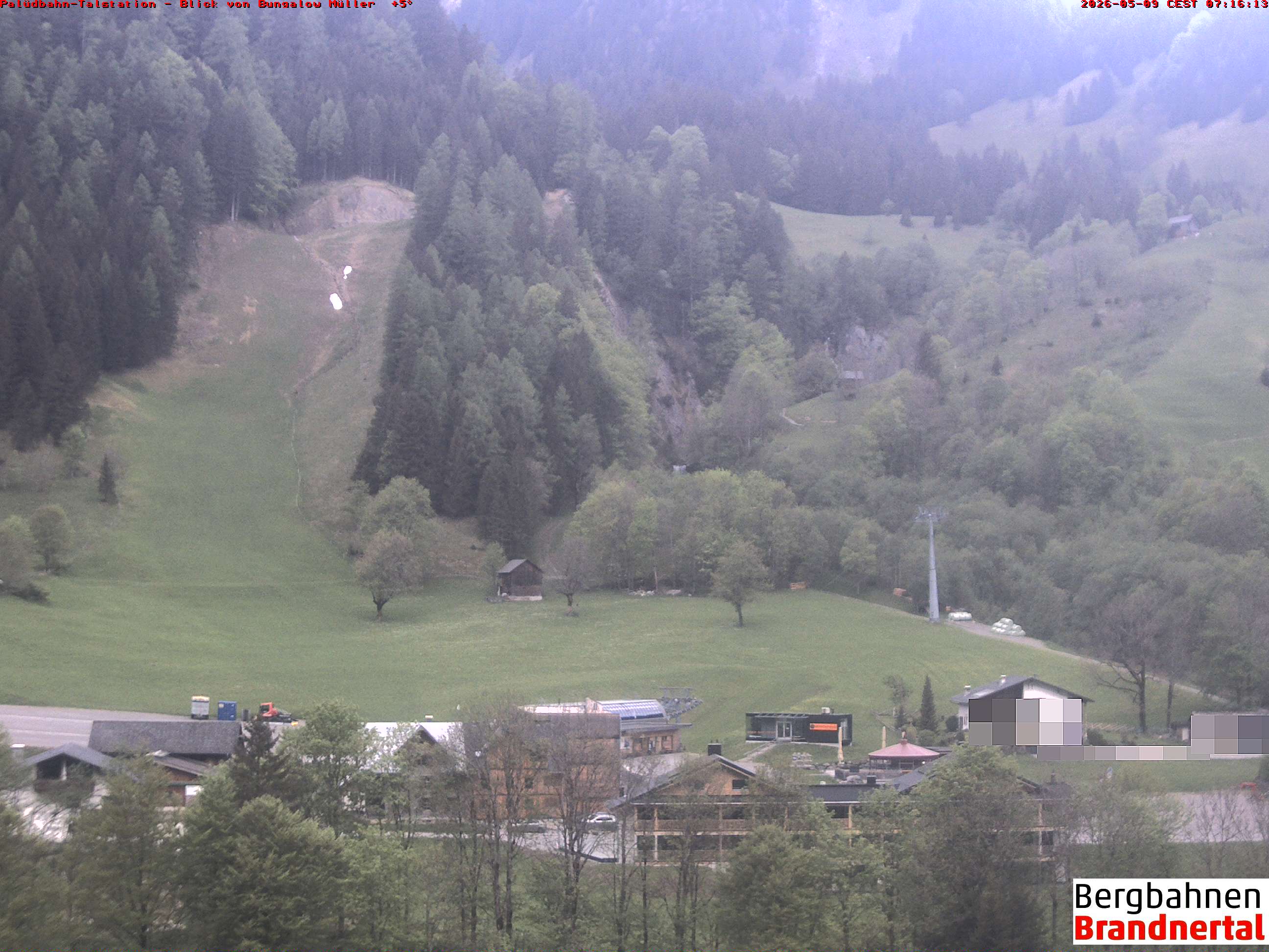 Blick auf Palüdbahn von Bungalow Müller