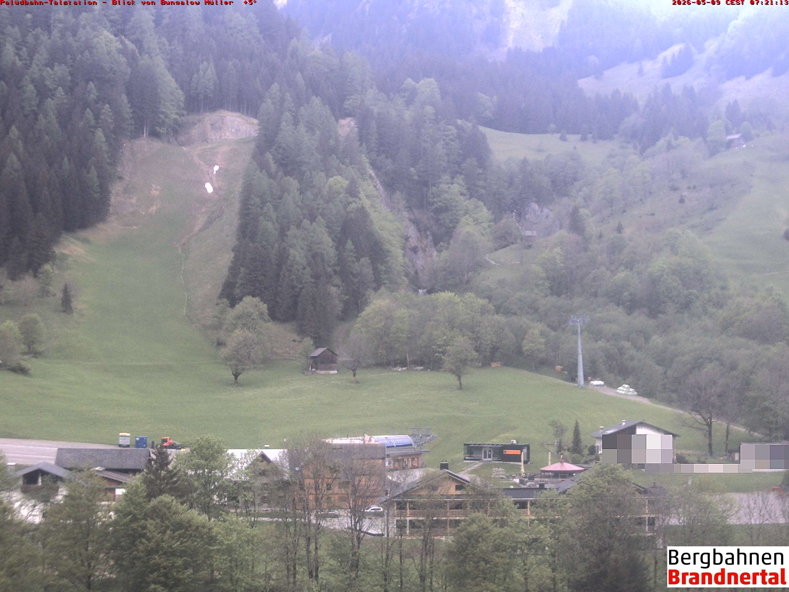 Blick auf Palüdbahn von Bungalow Müller