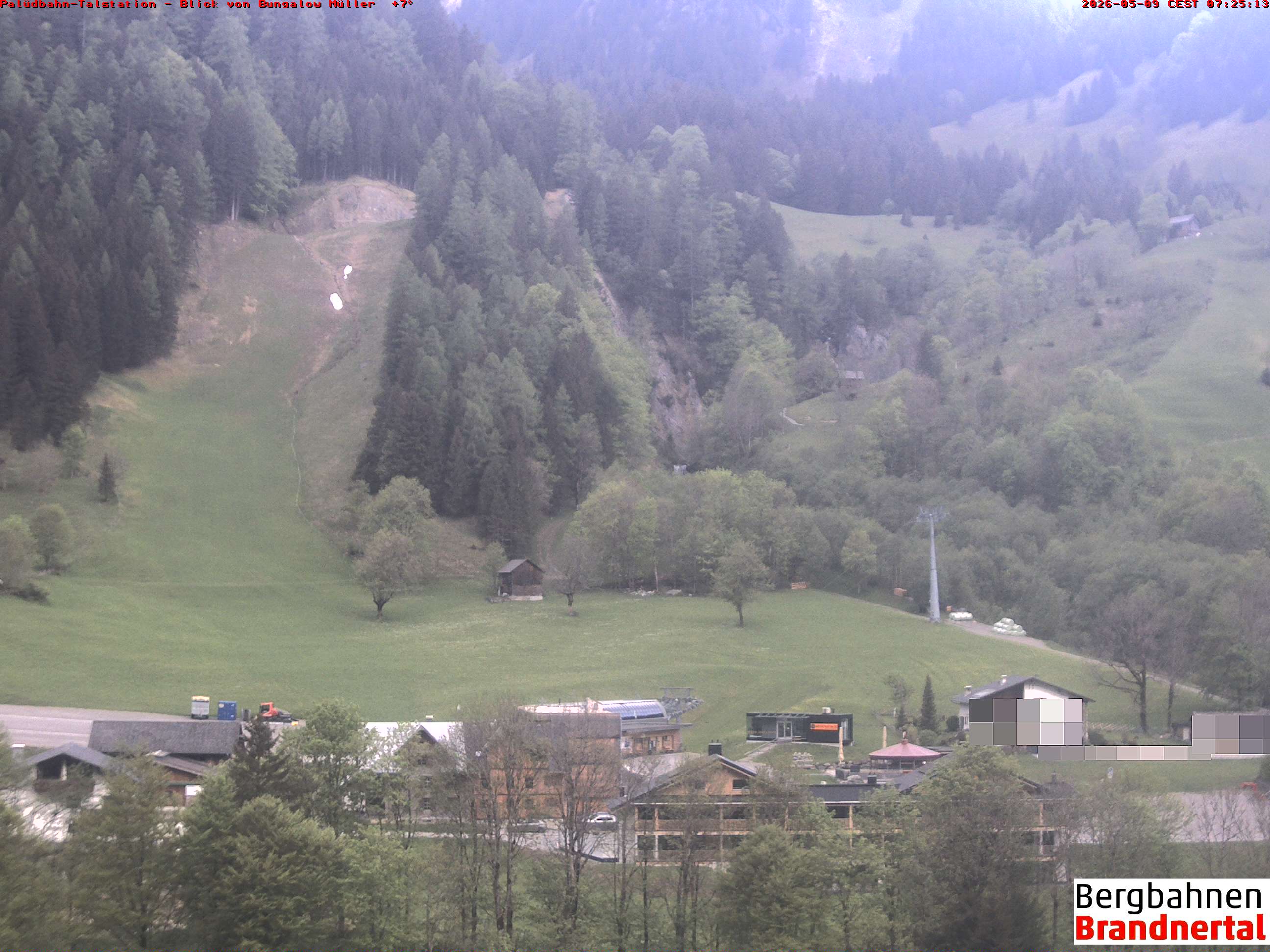 Blick auf Palüdbahn von Bungalow Müller