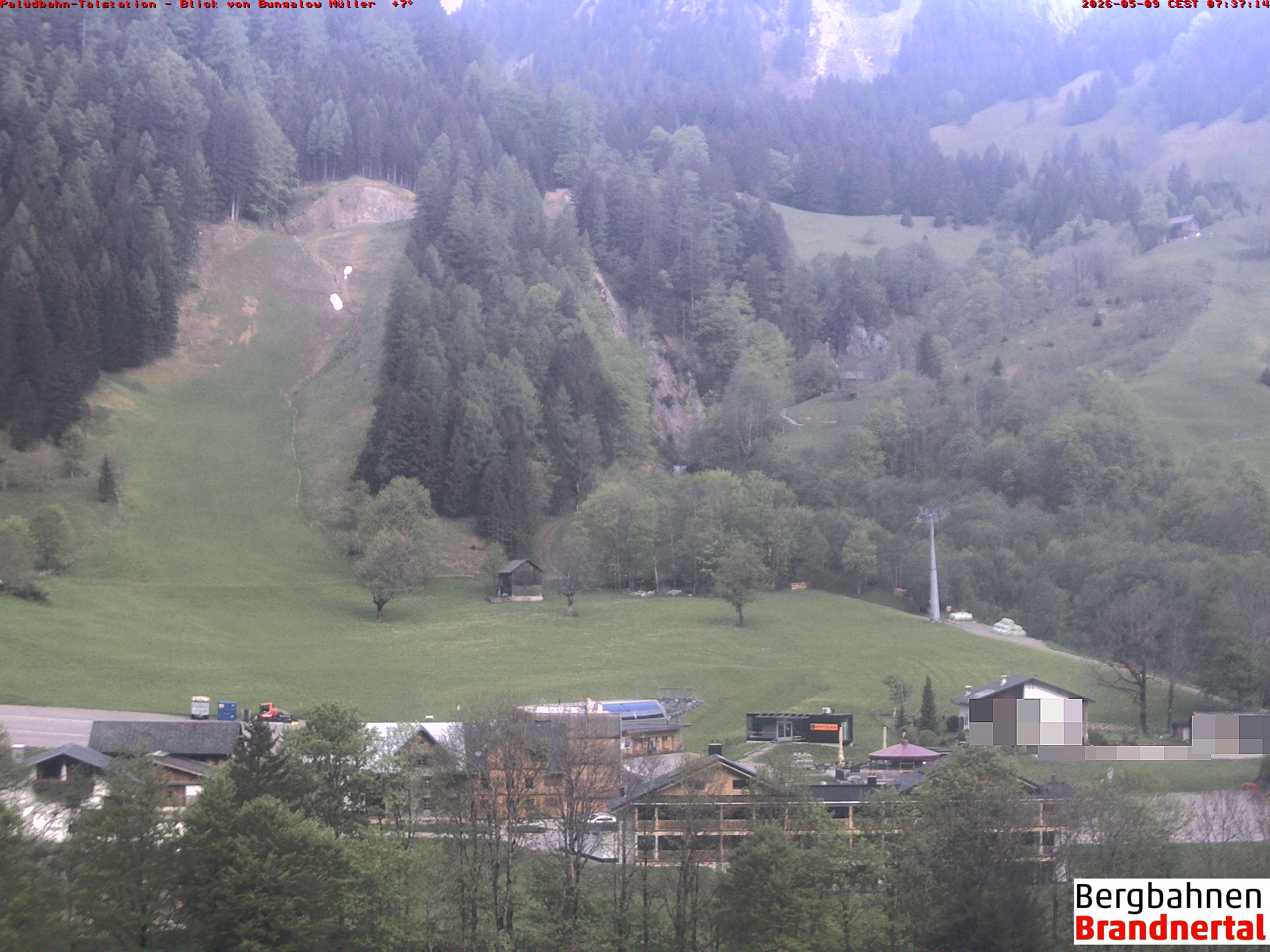 Blick auf Palüdbahn von Bungalow Müller