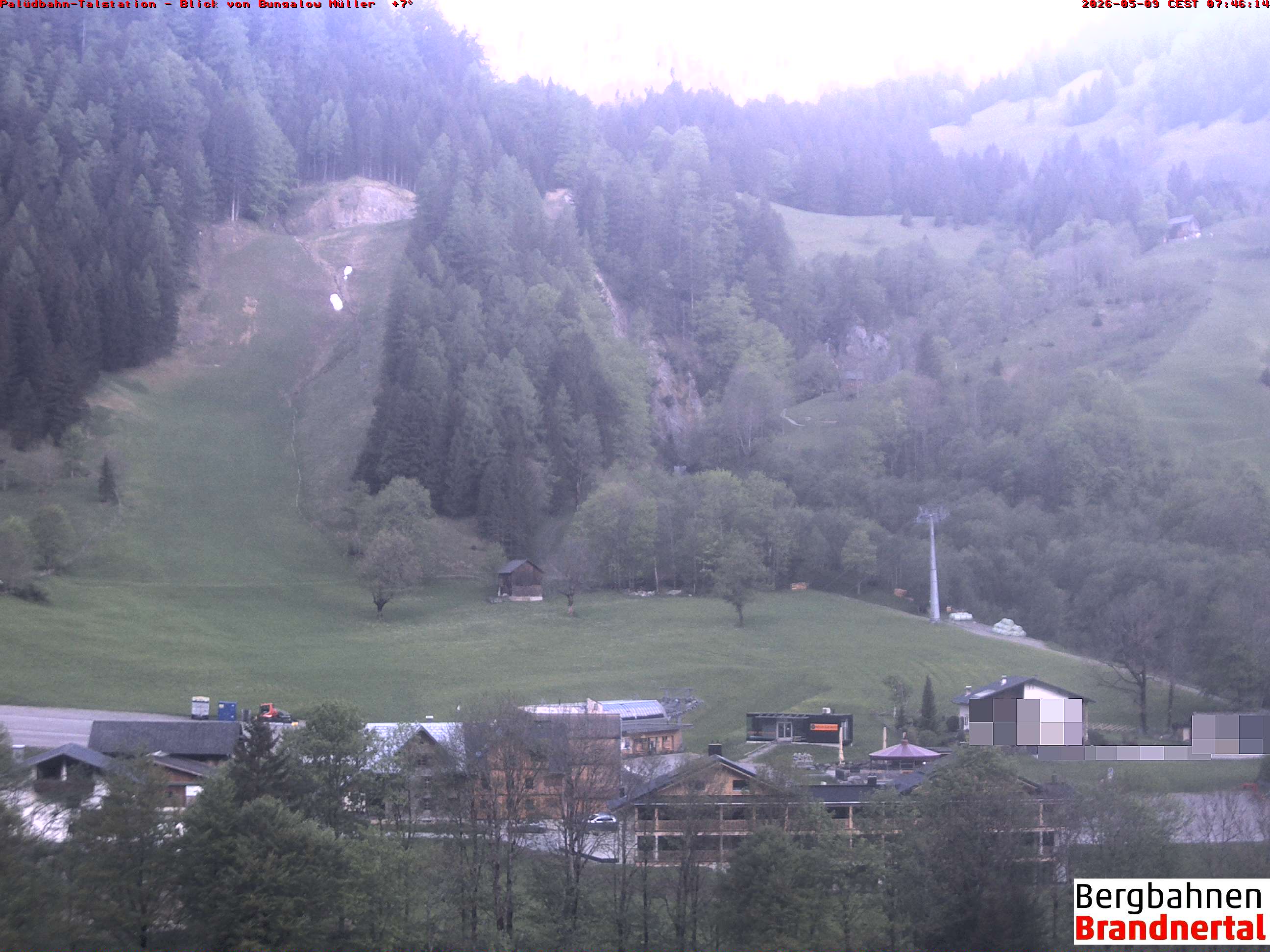Blick auf Palüdbahn von Bungalow Müller