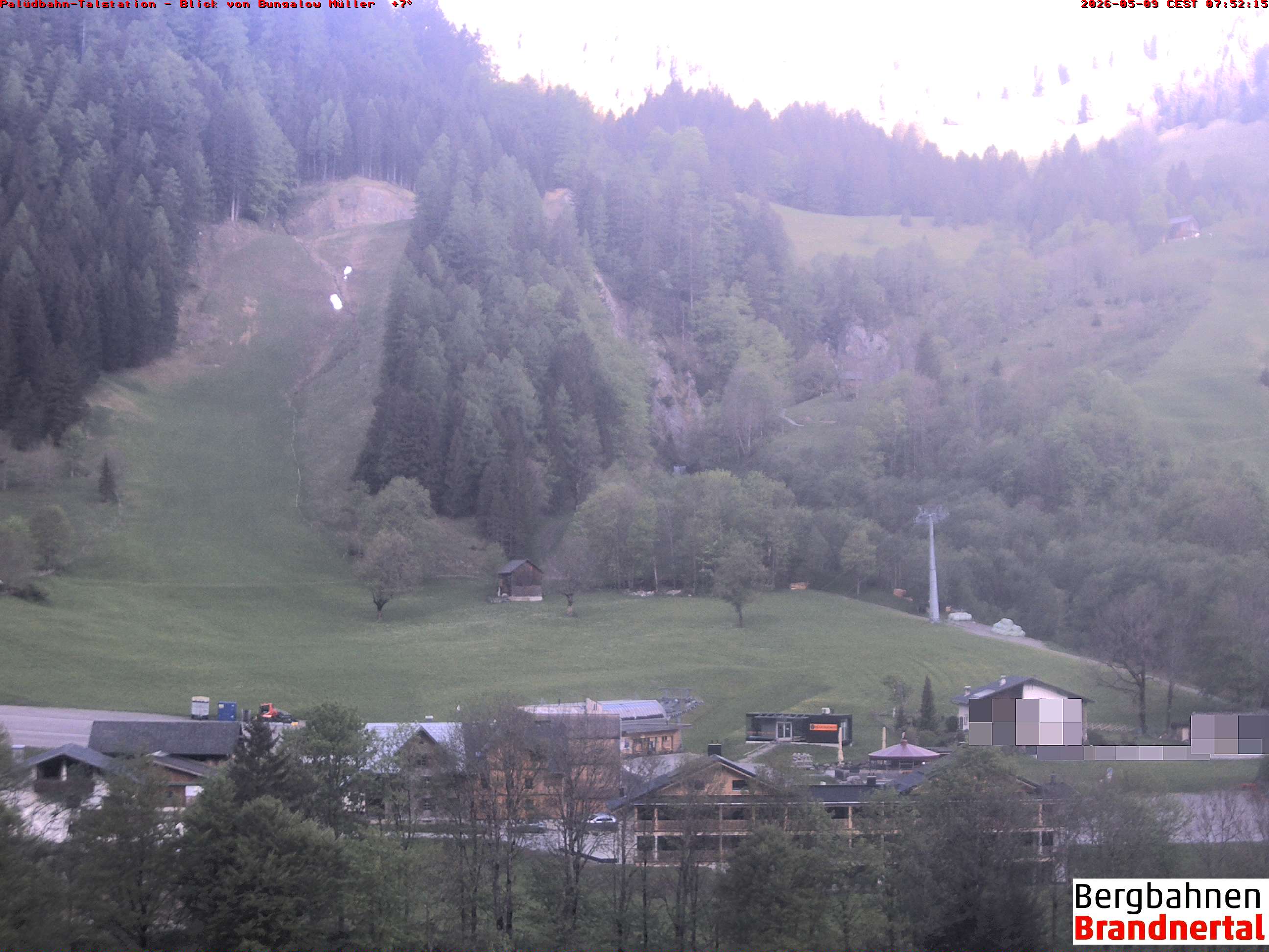 Blick auf Palüdbahn von Bungalow Müller