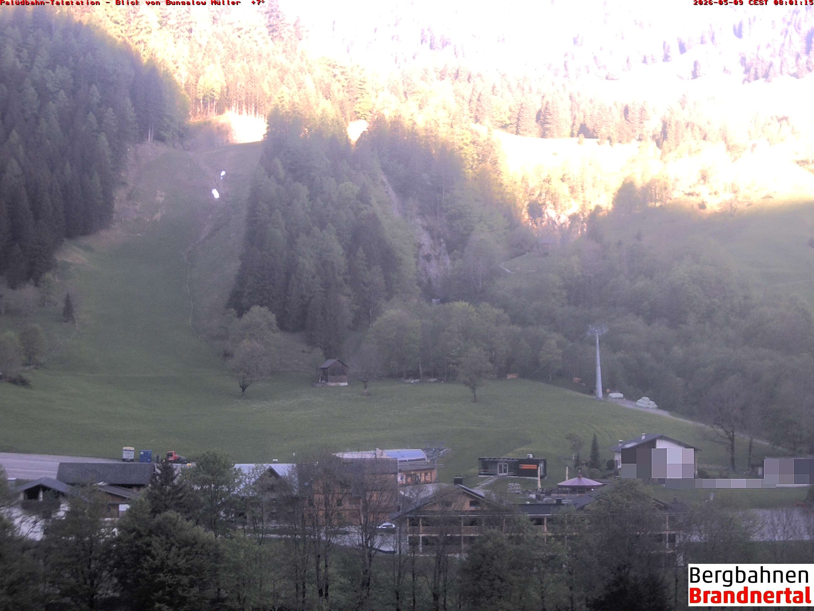 Blick auf Palüdbahn von Bungalow Müller