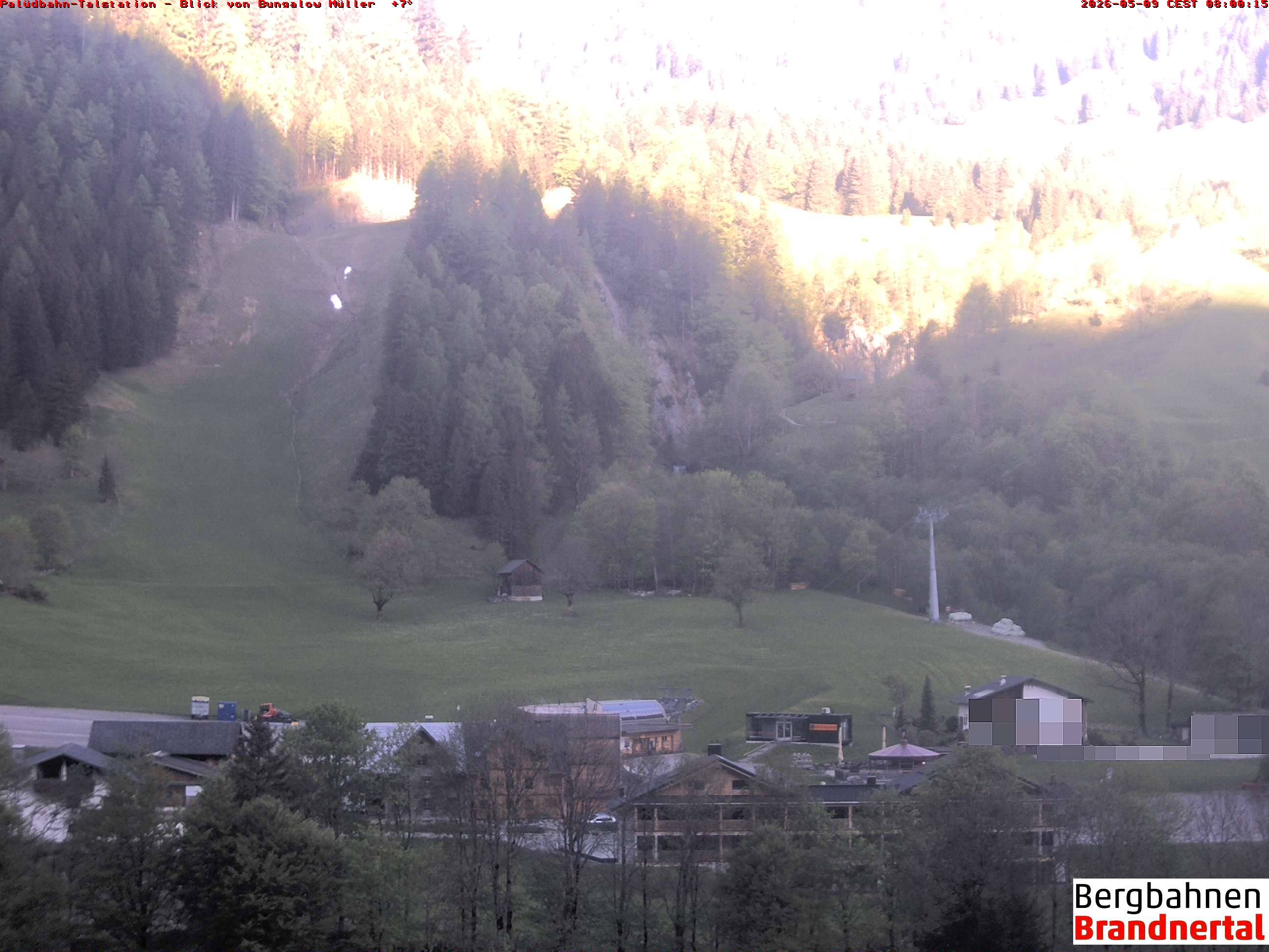 Blick auf Palüdbahn von Bungalow Müller