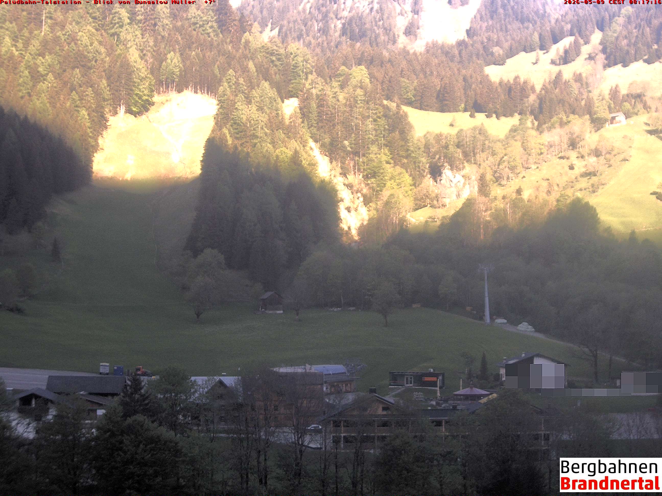Blick auf Palüdbahn von Bungalow Müller