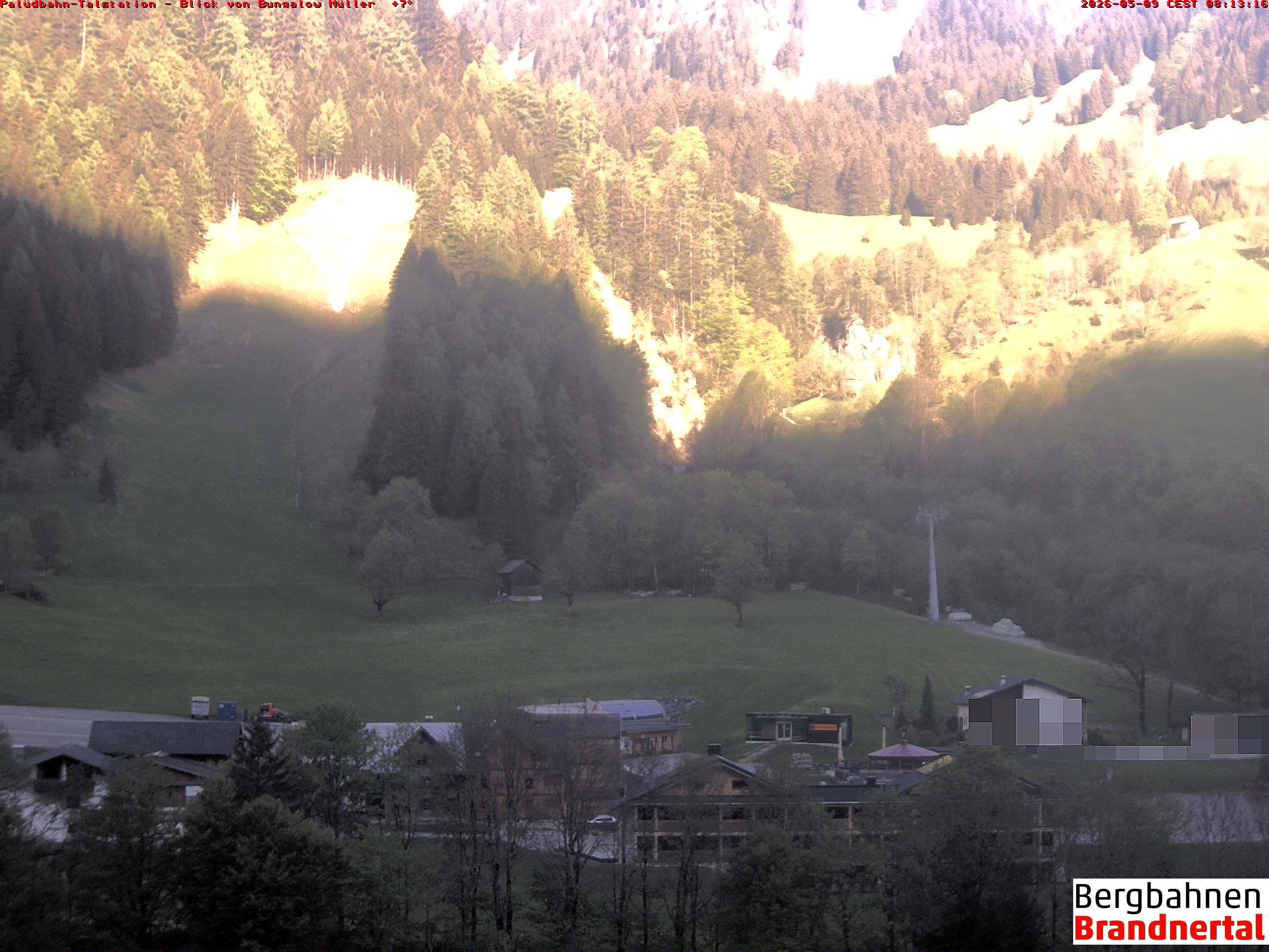 Blick auf Palüdbahn von Bungalow Müller