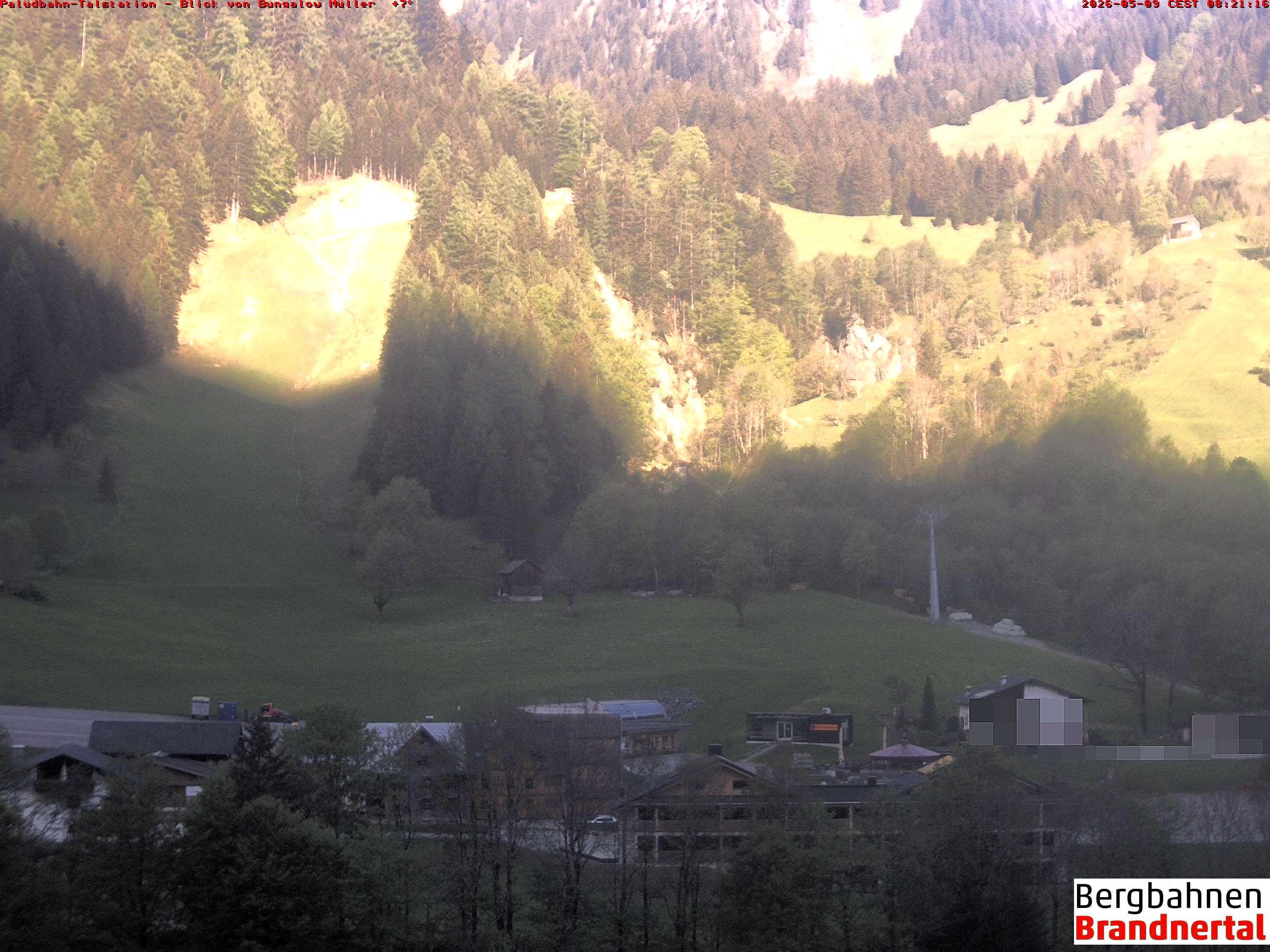 Blick auf Palüdbahn von Bungalow Müller