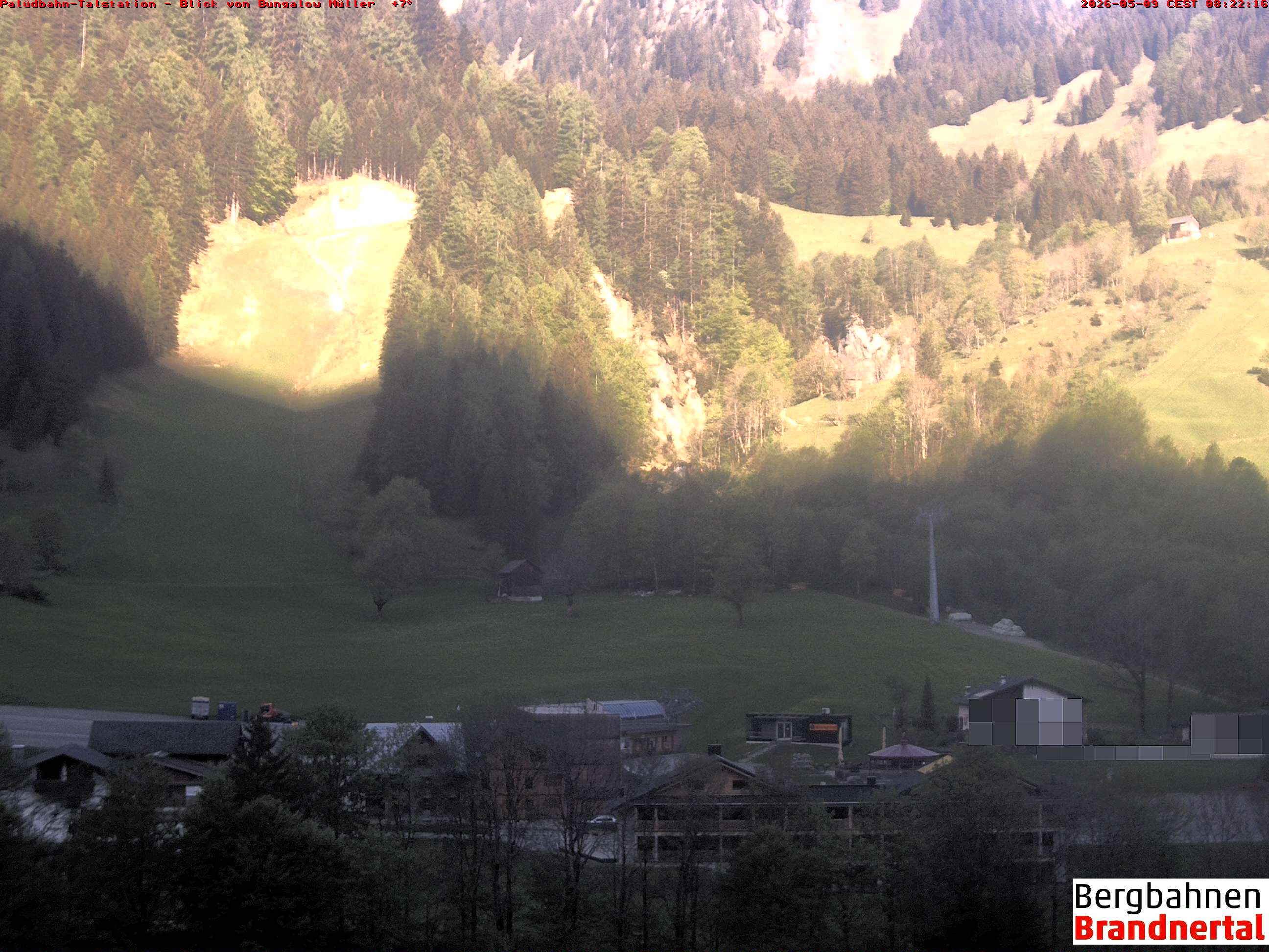 Blick auf Palüdbahn von Bungalow Müller