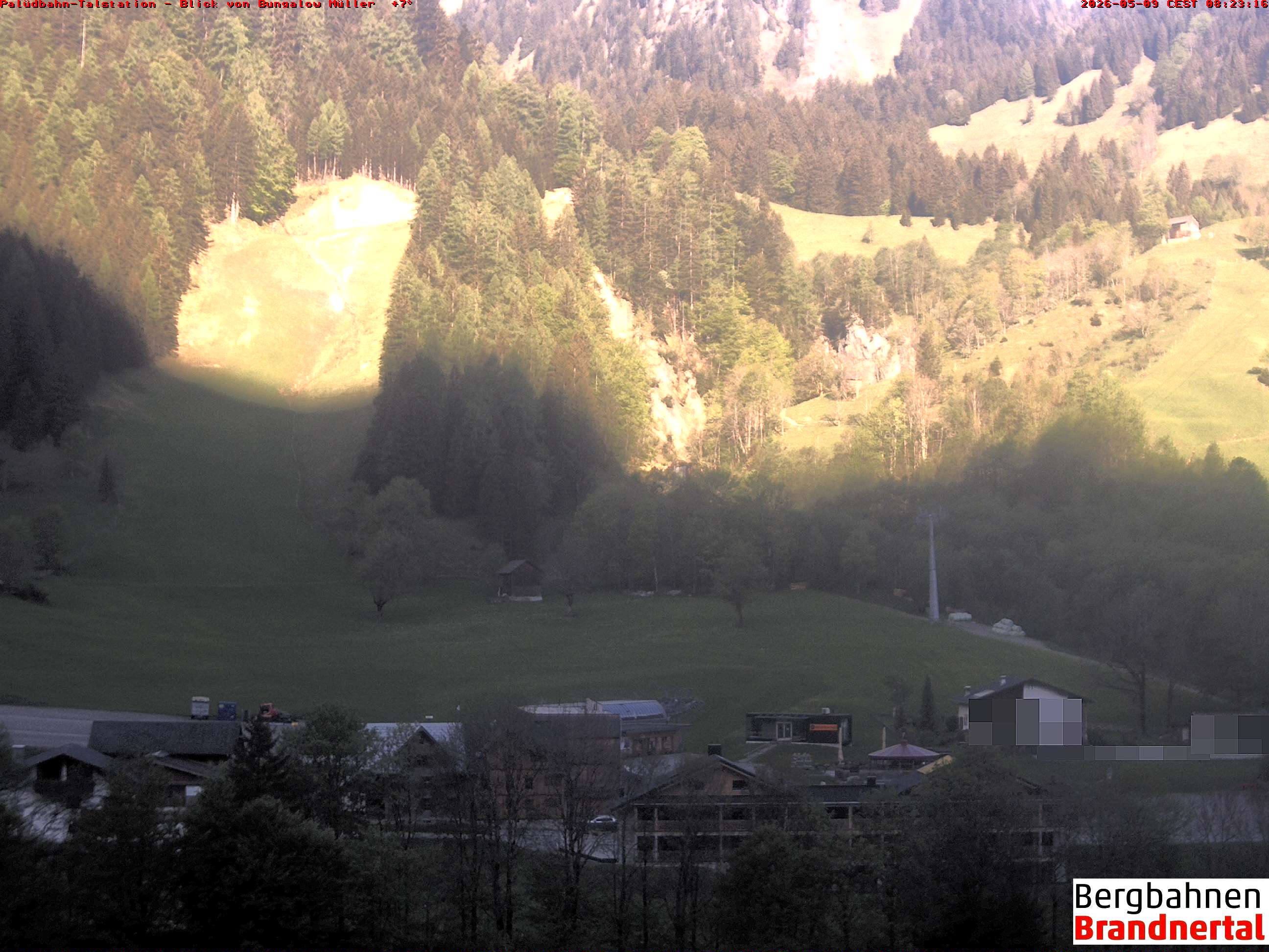 Blick auf Palüdbahn von Bungalow Müller