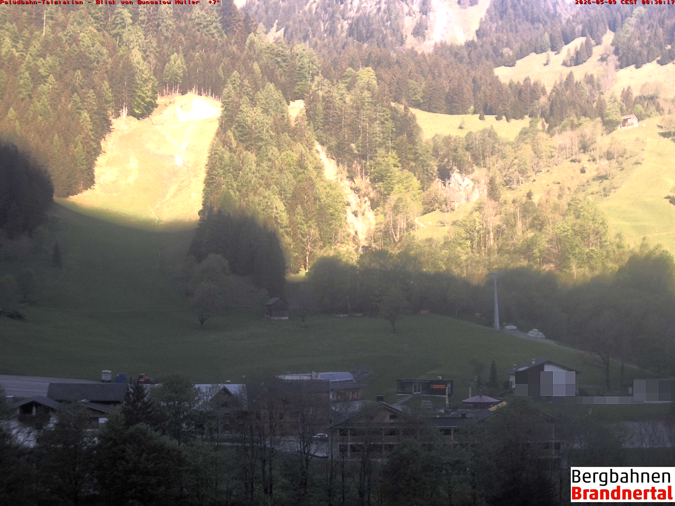 Blick auf Palüdbahn von Bungalow Müller