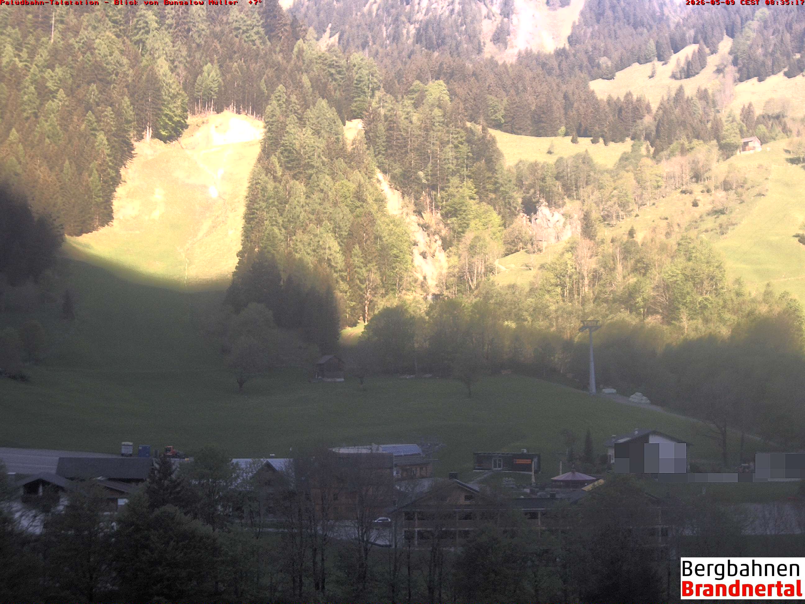 Blick auf Palüdbahn von Bungalow Müller