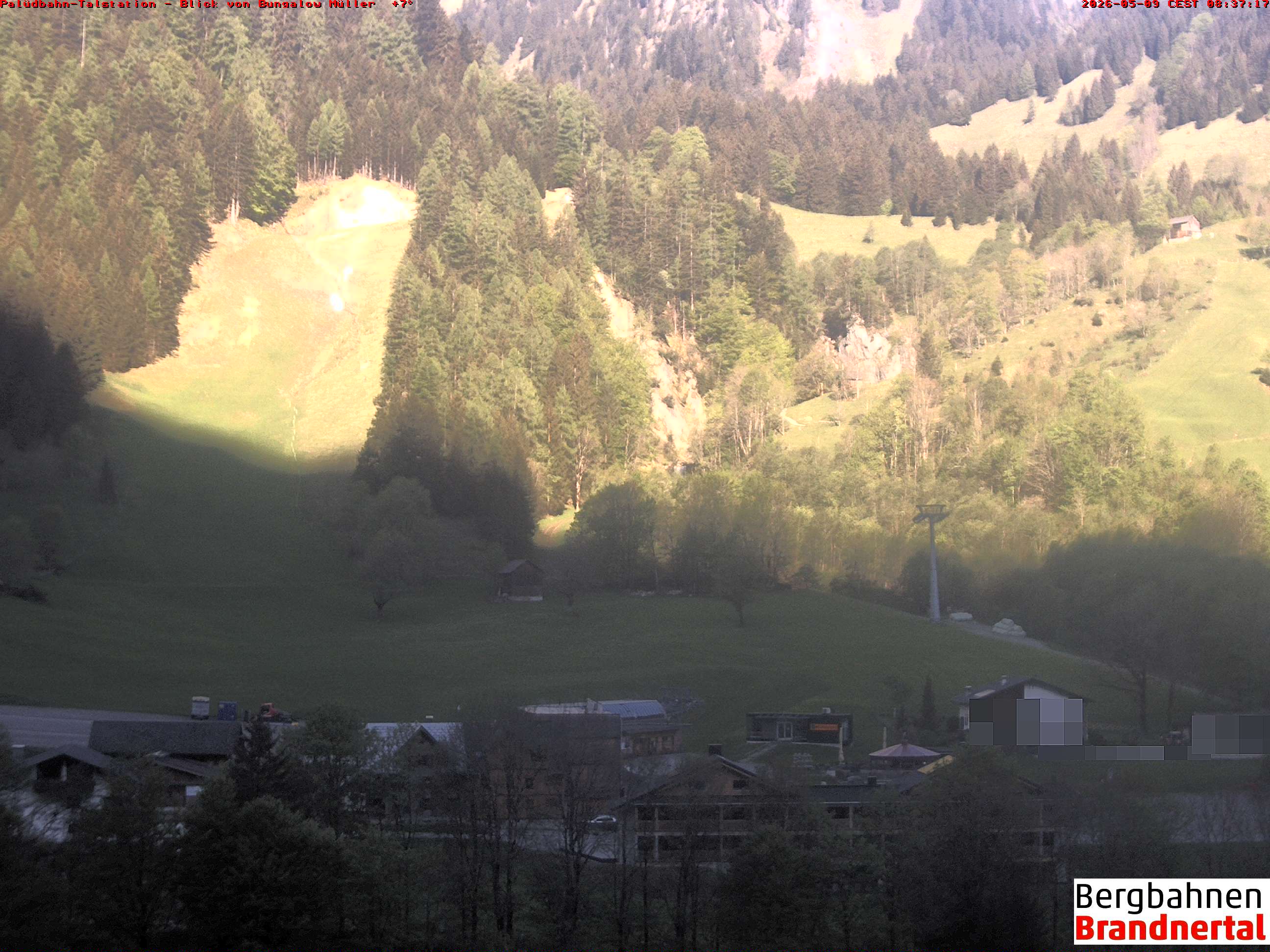 Blick auf Palüdbahn von Bungalow Müller