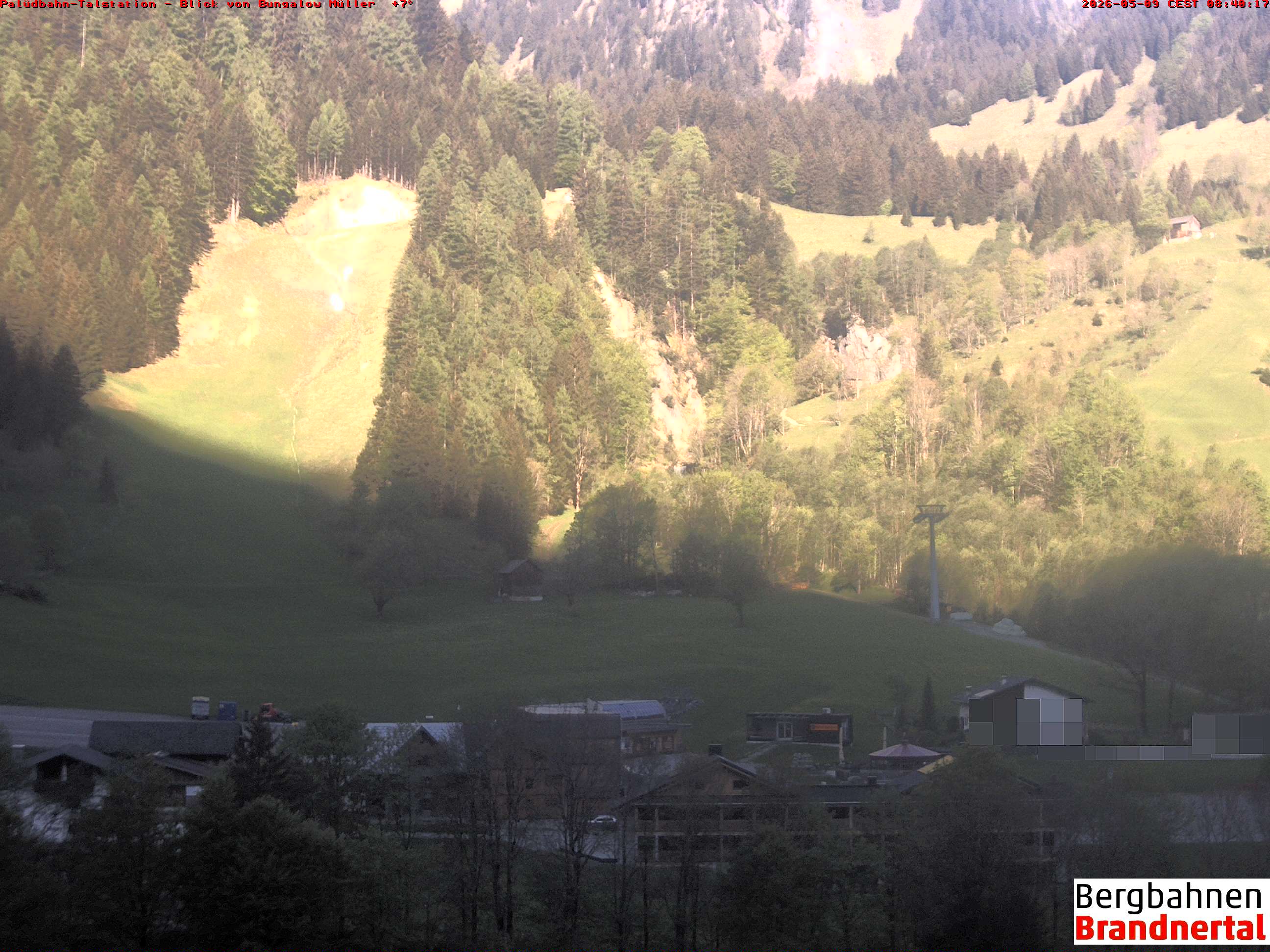 Blick auf Palüdbahn von Bungalow Müller