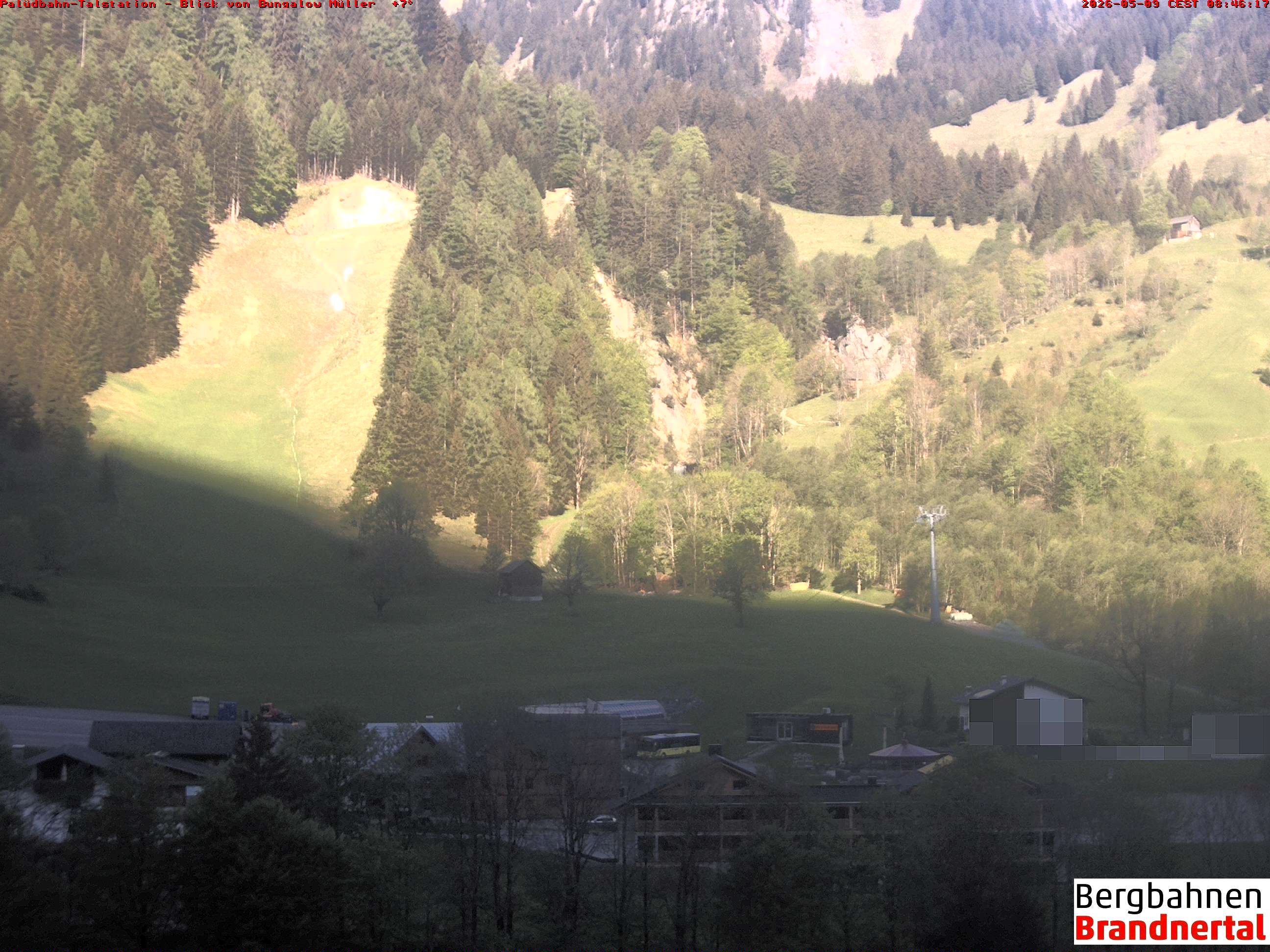 Blick auf Palüdbahn von Bungalow Müller