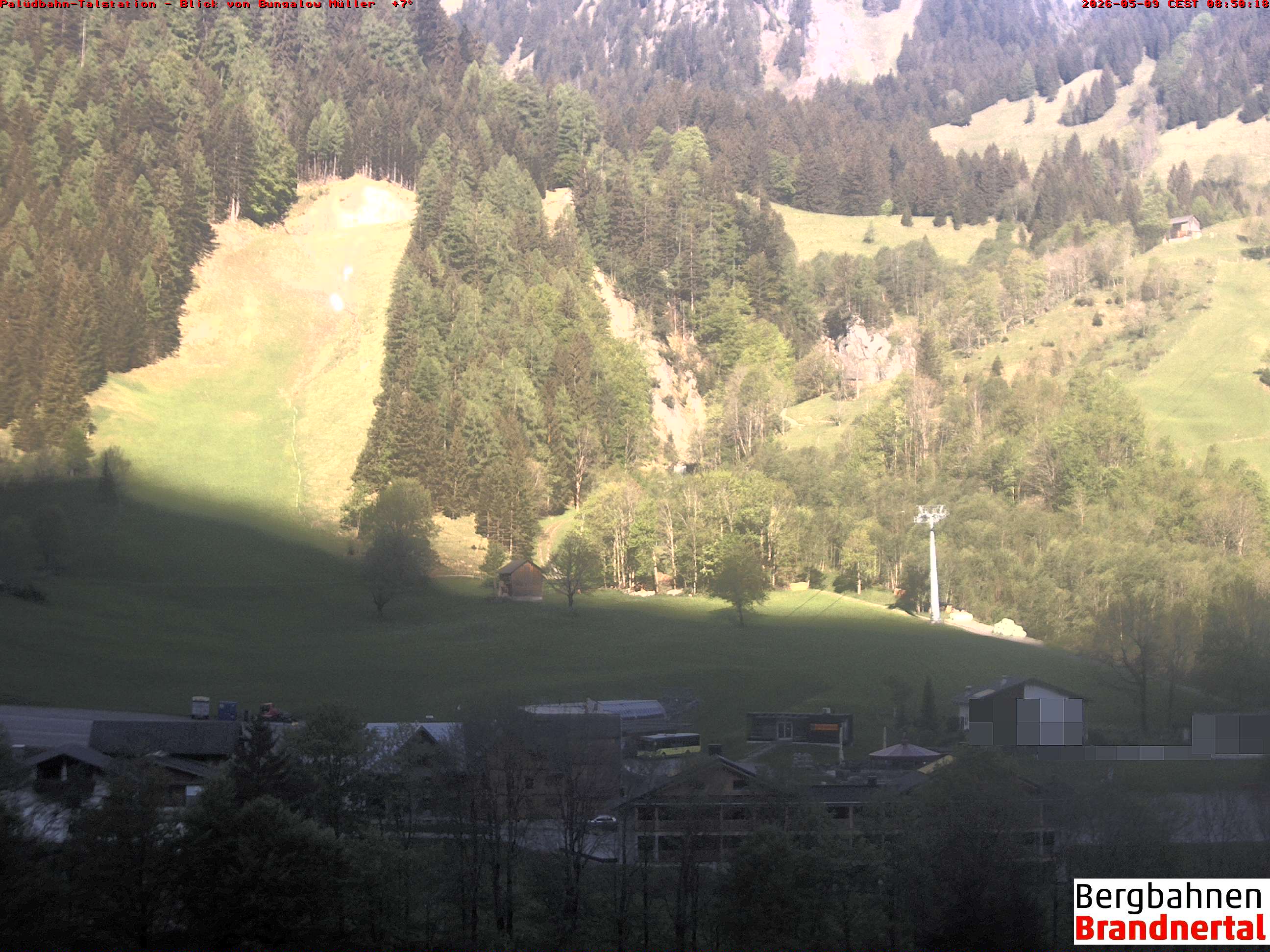 Blick auf Palüdbahn von Bungalow Müller