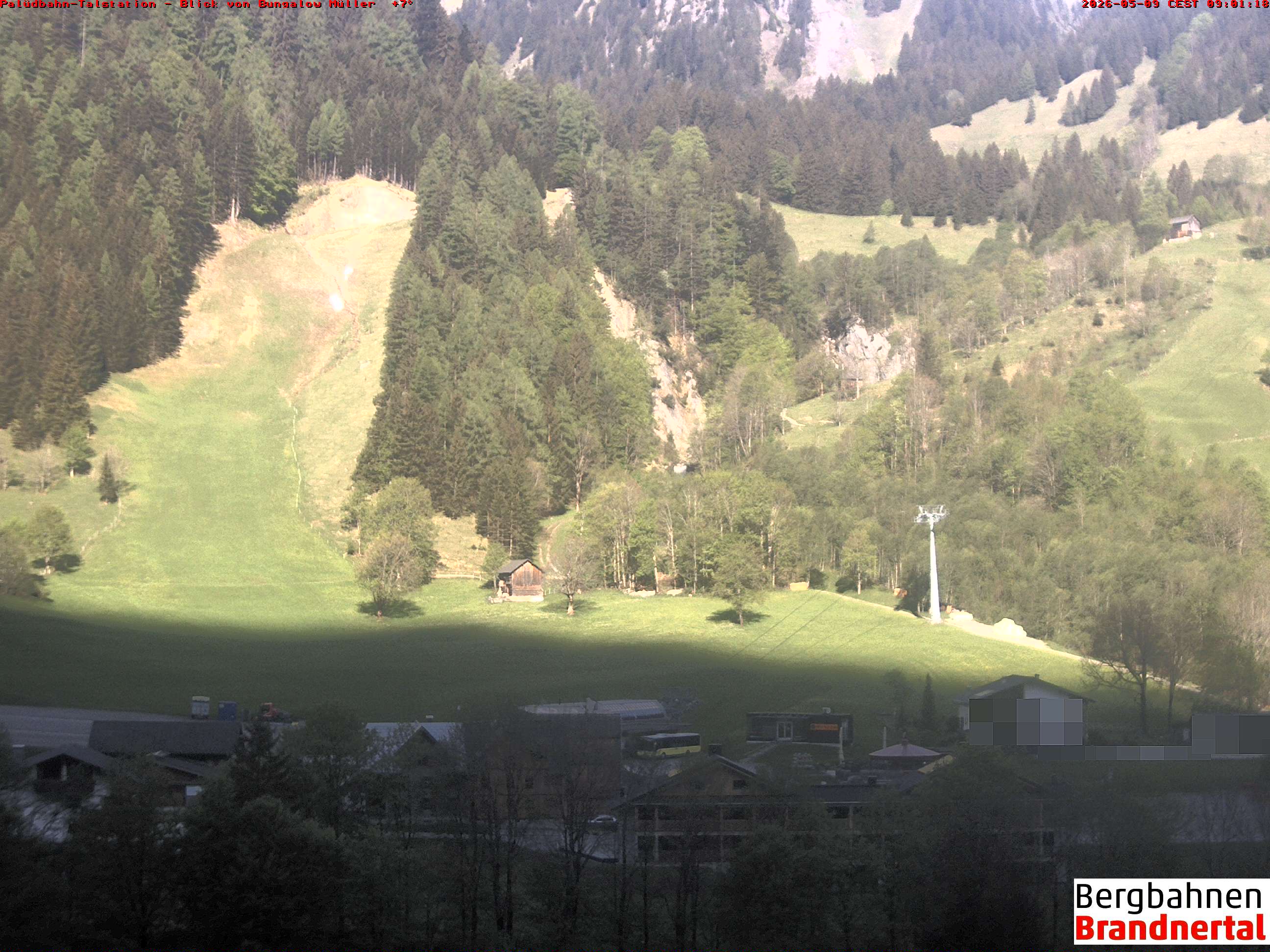 Blick auf Palüdbahn von Bungalow Müller