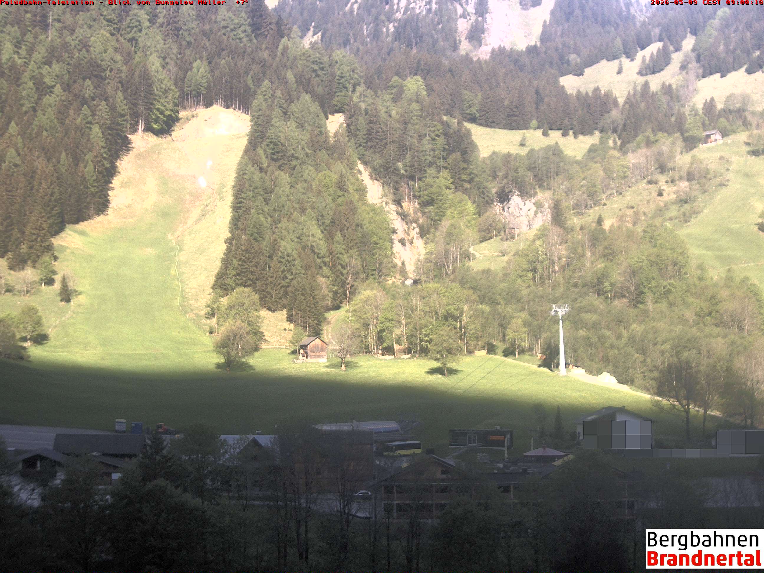 Blick auf Palüdbahn von Bungalow Müller