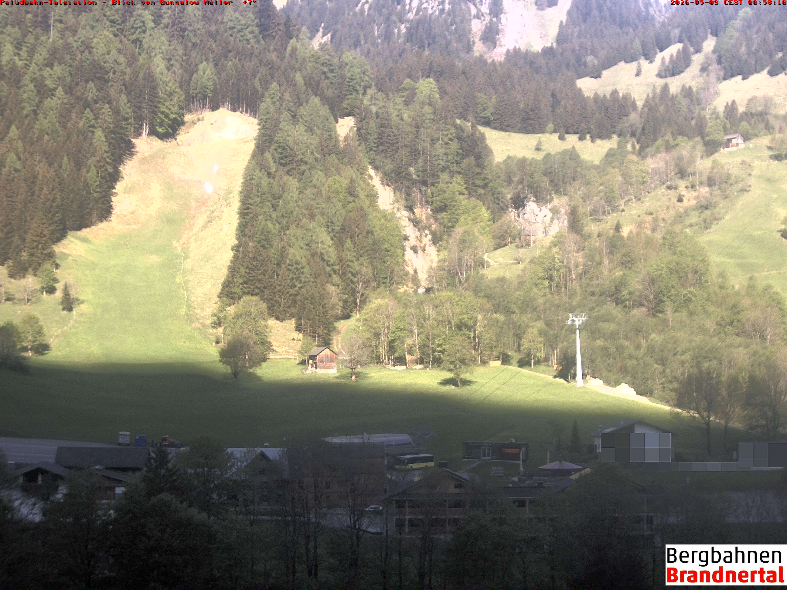 Blick auf Palüdbahn von Bungalow Müller