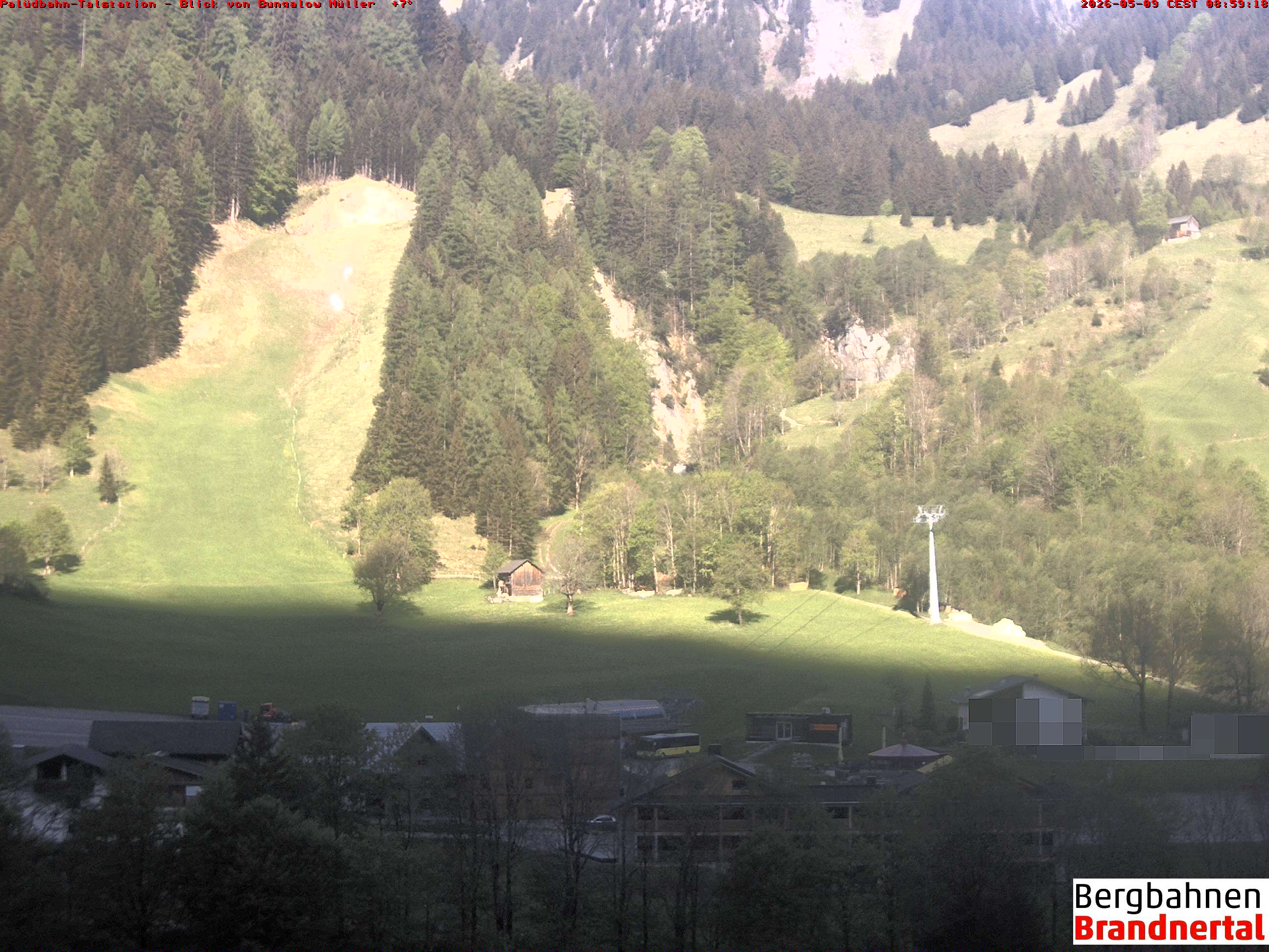 Blick auf Palüdbahn von Bungalow Müller