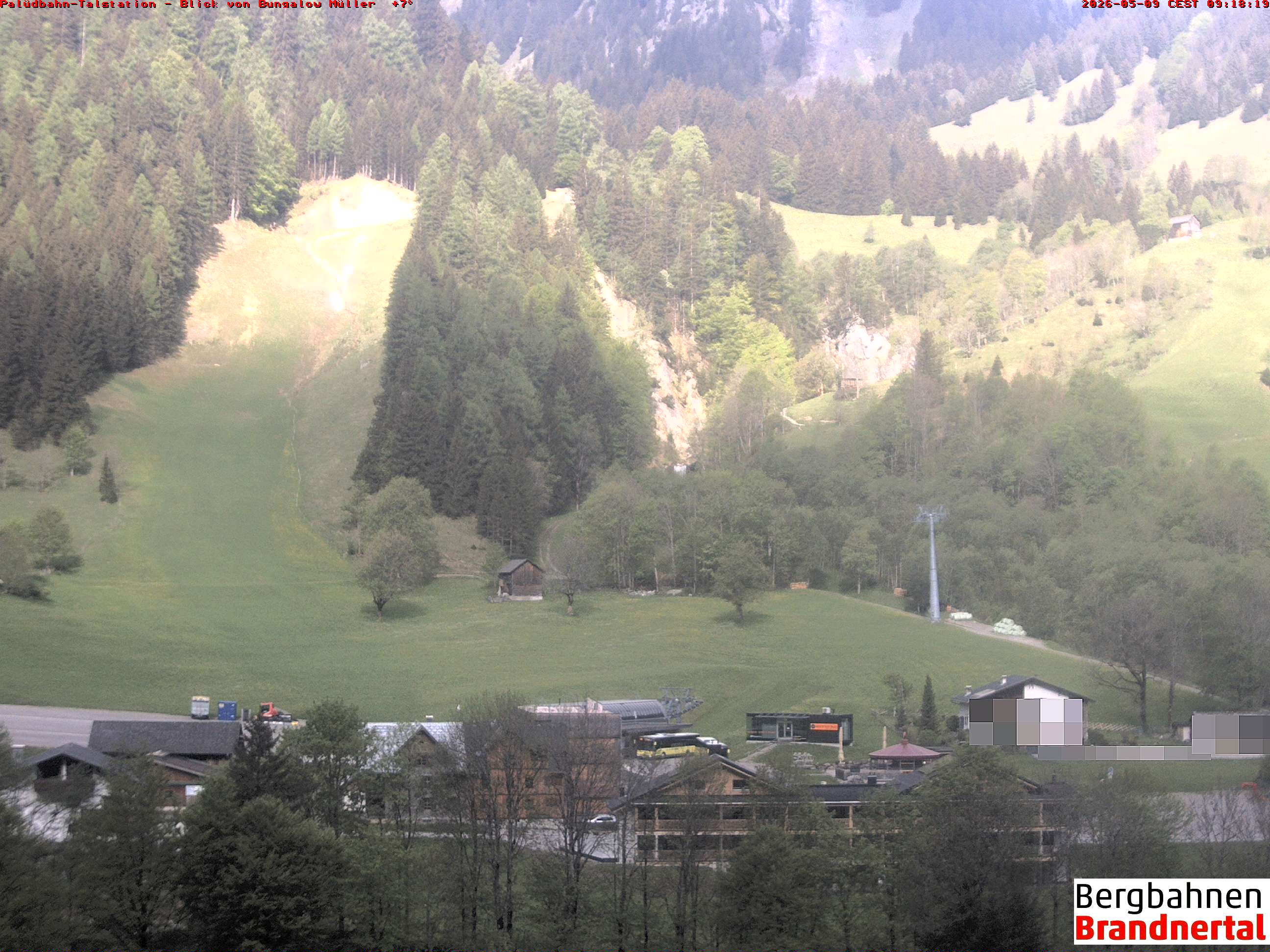 Blick auf Palüdbahn von Bungalow Müller