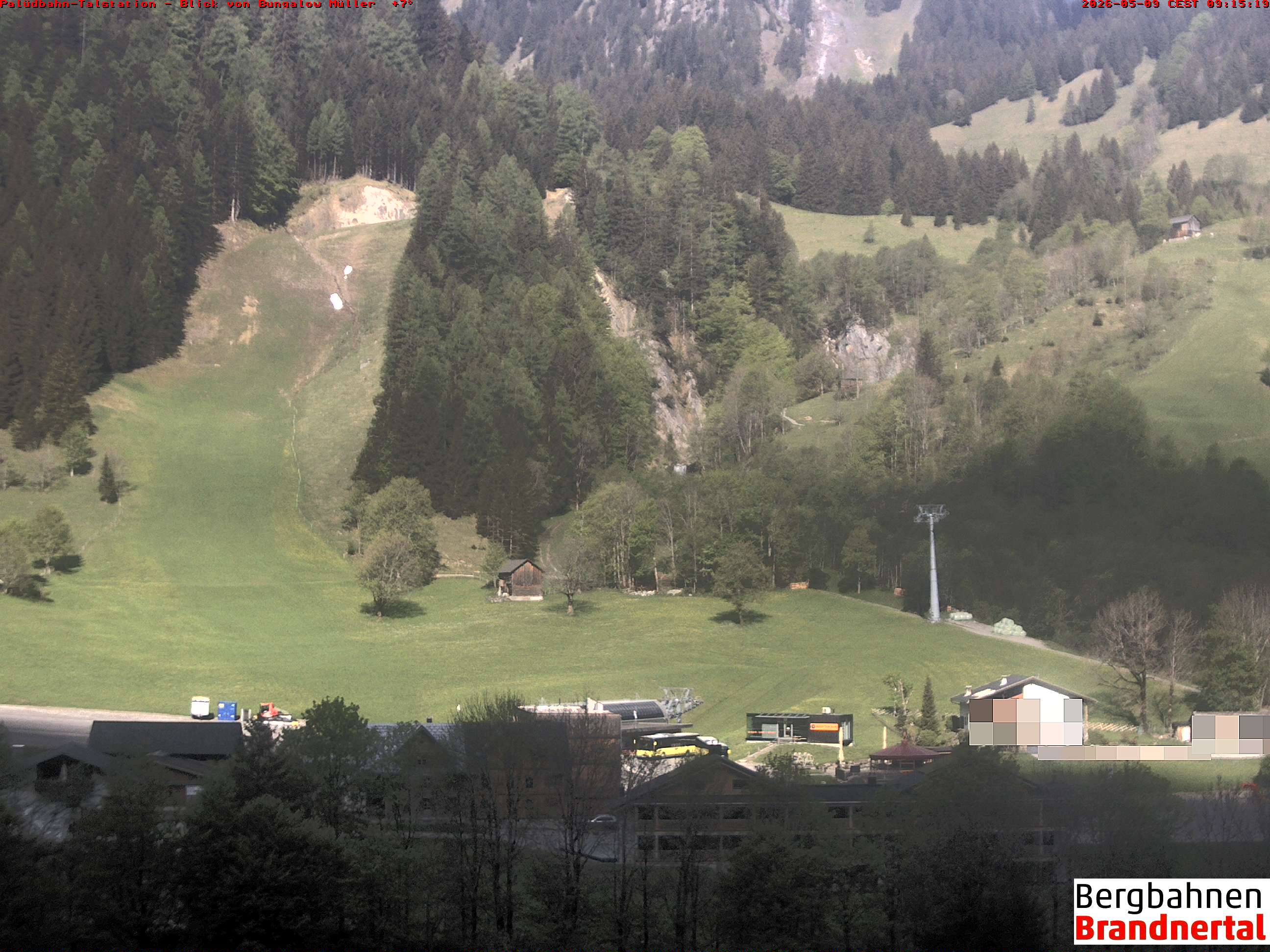 Blick auf Palüdbahn von Bungalow Müller