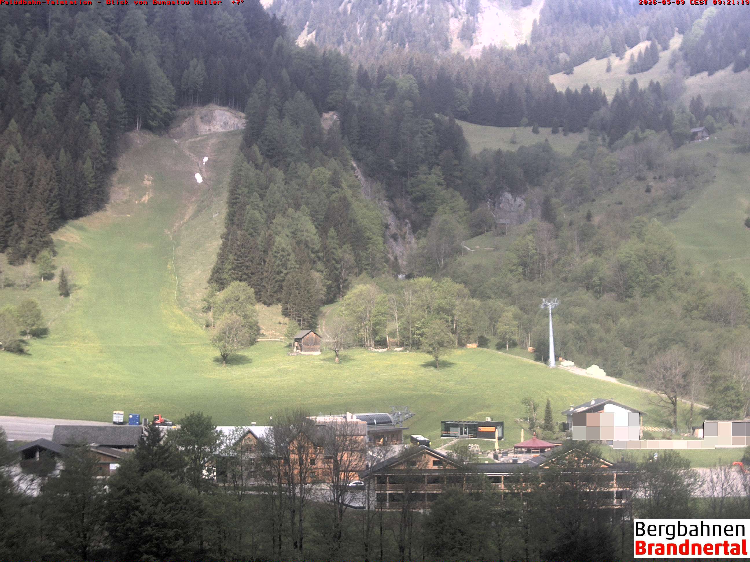 Blick auf Palüdbahn von Bungalow Müller