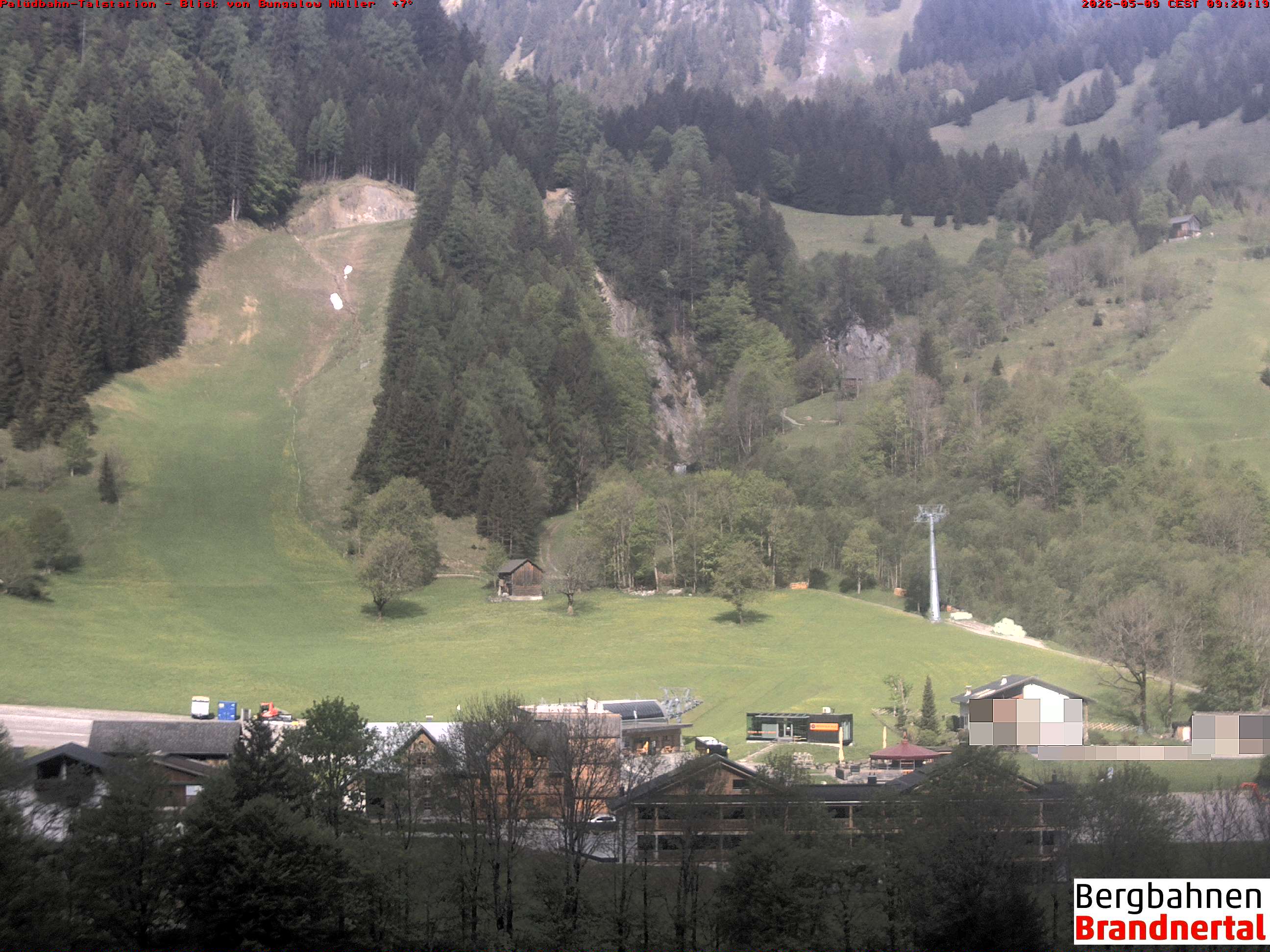 Blick auf Palüdbahn von Bungalow Müller